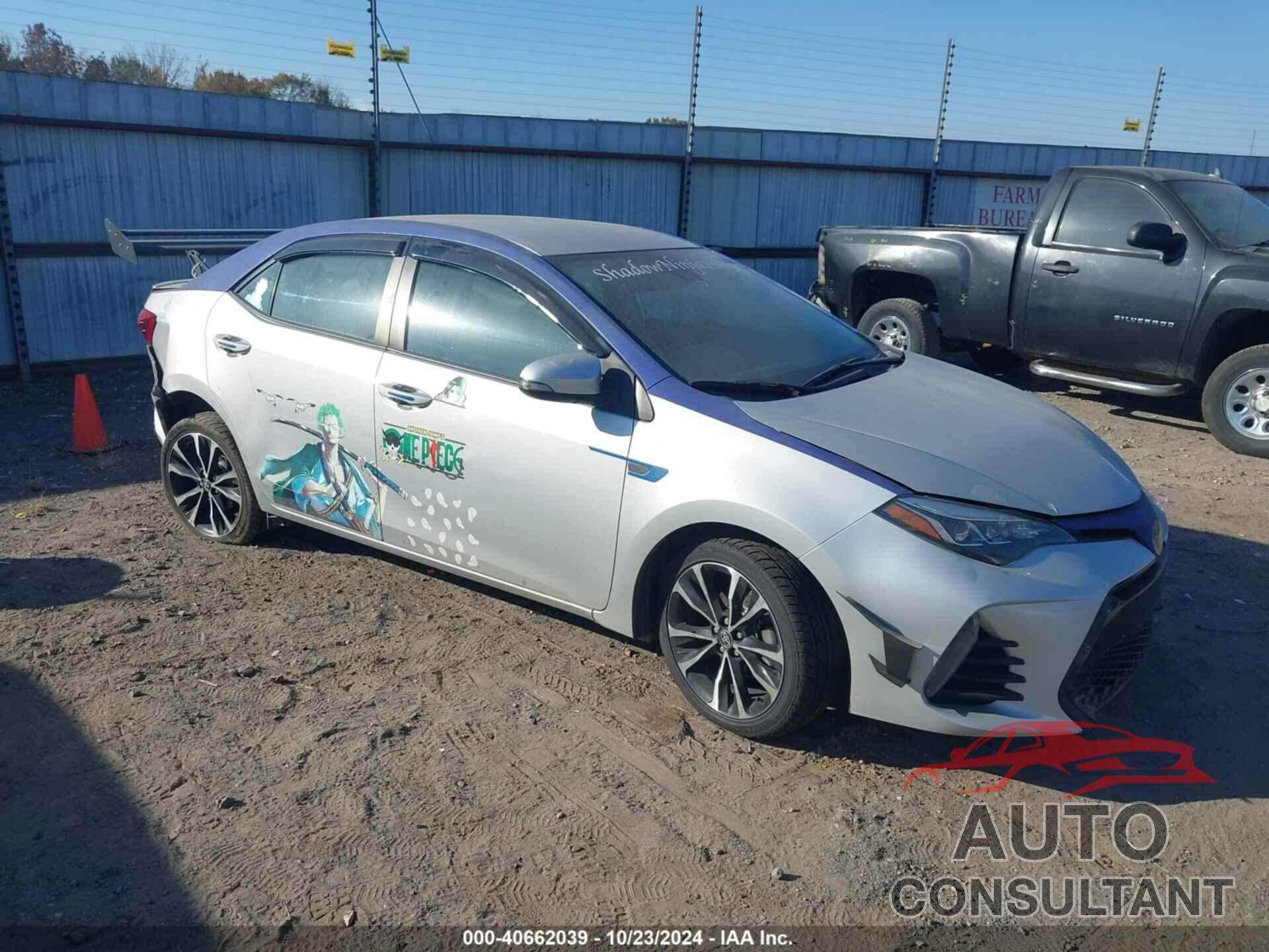 TOYOTA COROLLA 2018 - 2T1BURHEXJC013847