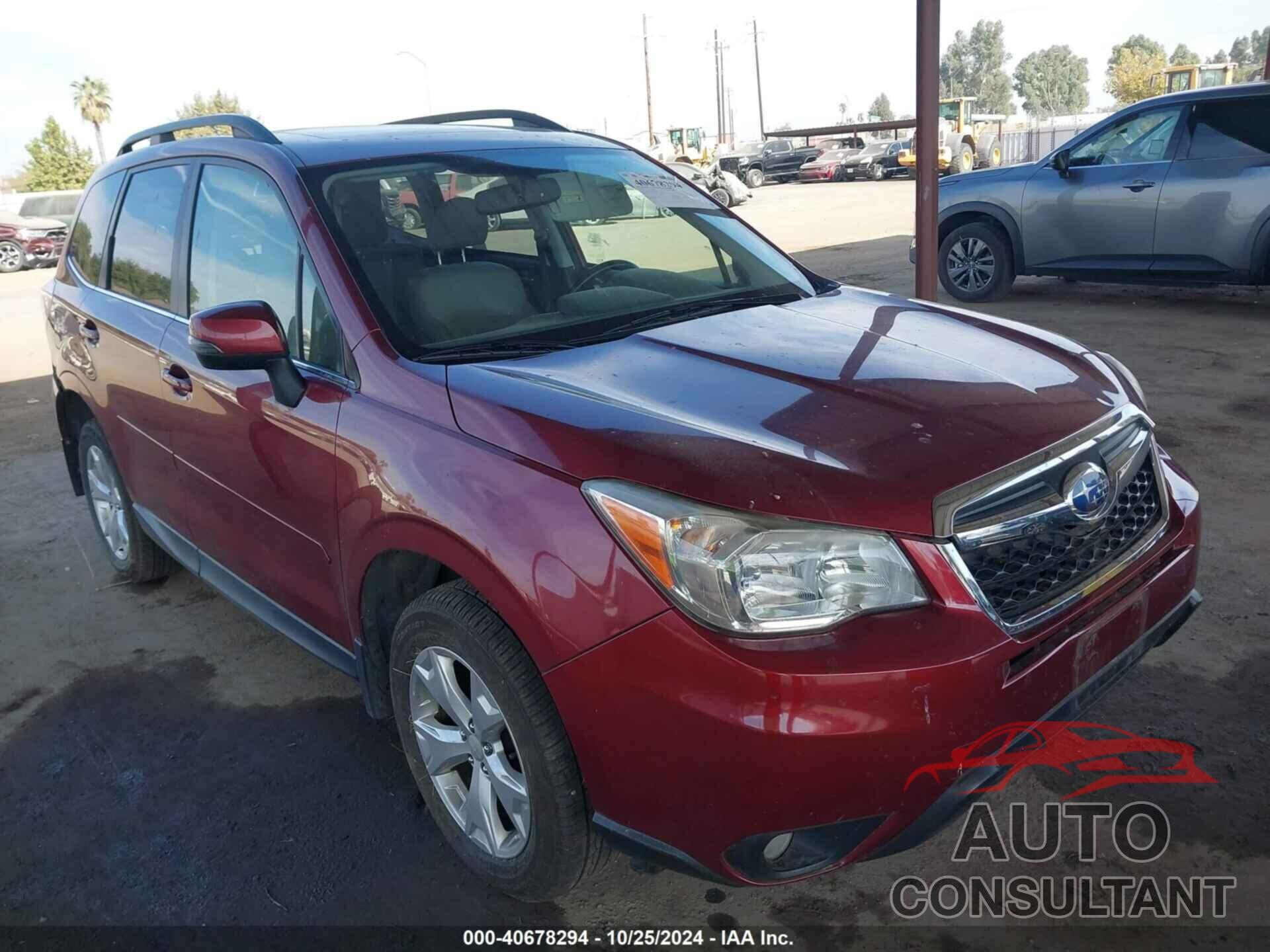 SUBARU FORESTER 2014 - JF2SJAMC4EH423674