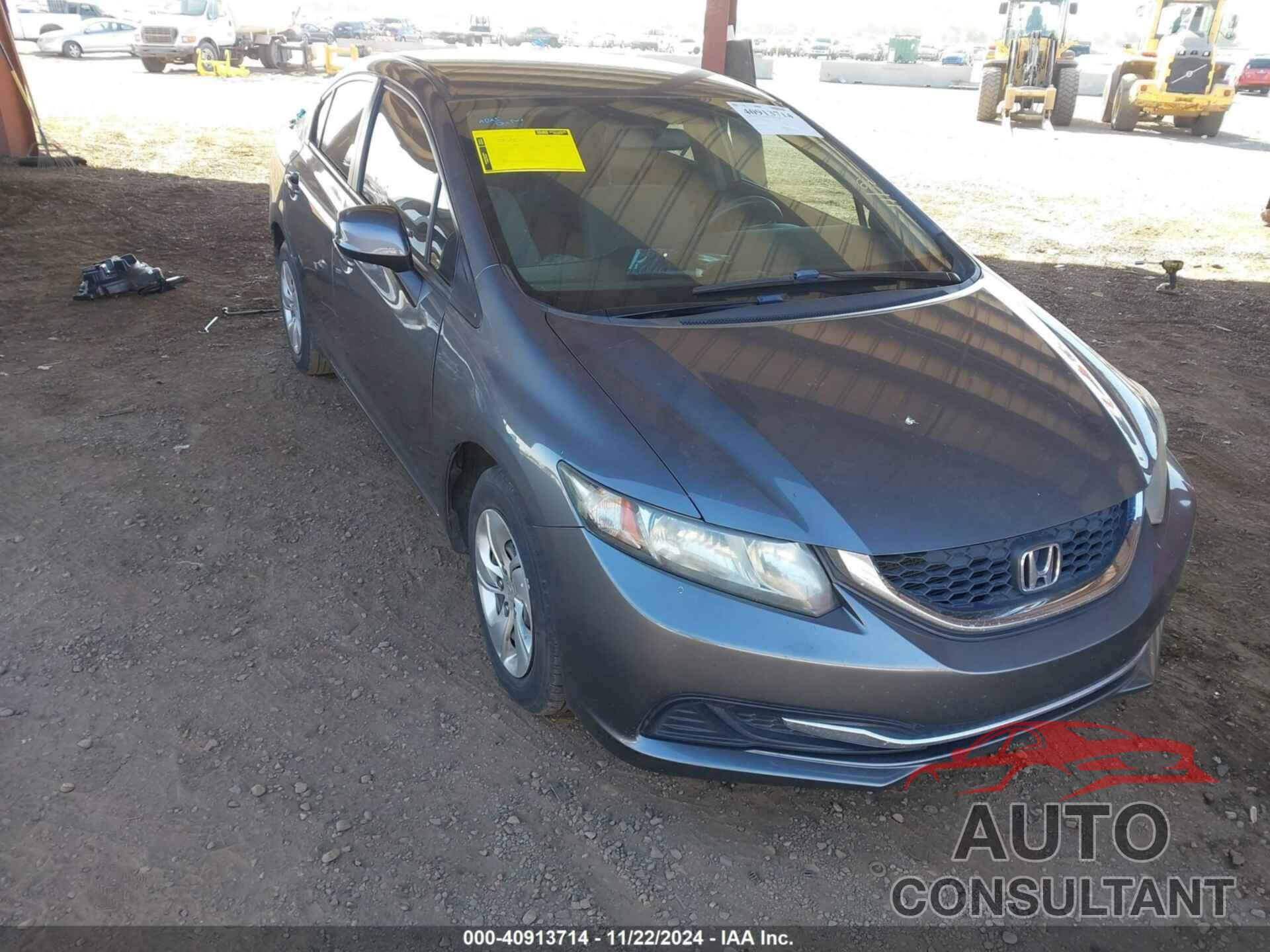 HONDA CIVIC 2013 - 19XFB2F57DE093843