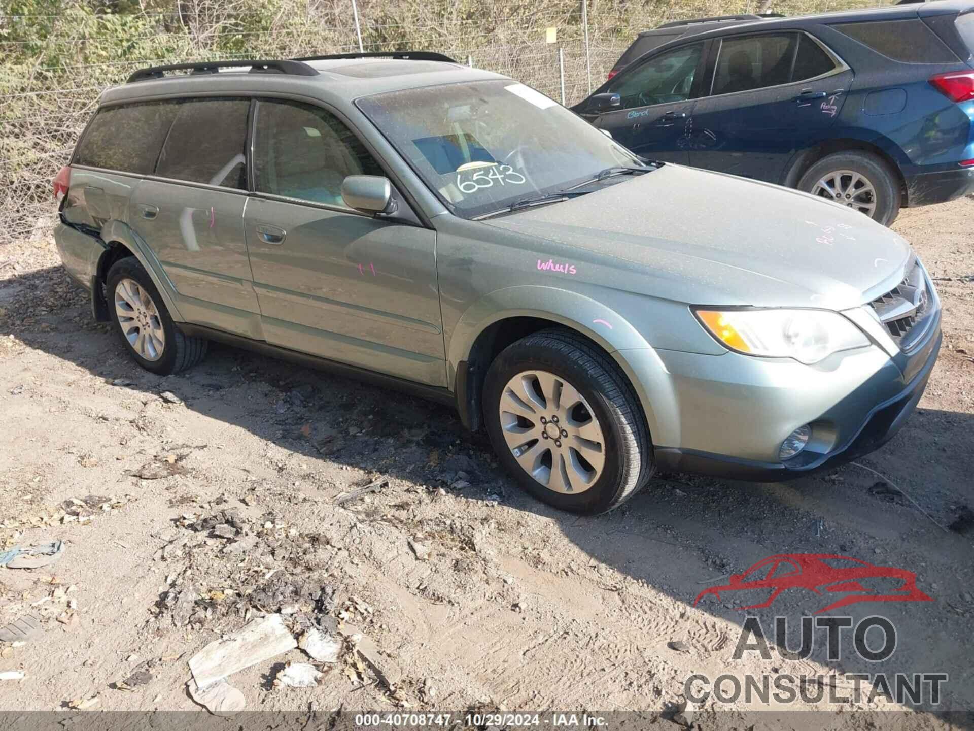 SUBARU OUTBACK 2009 - 4S4BP66C997322726