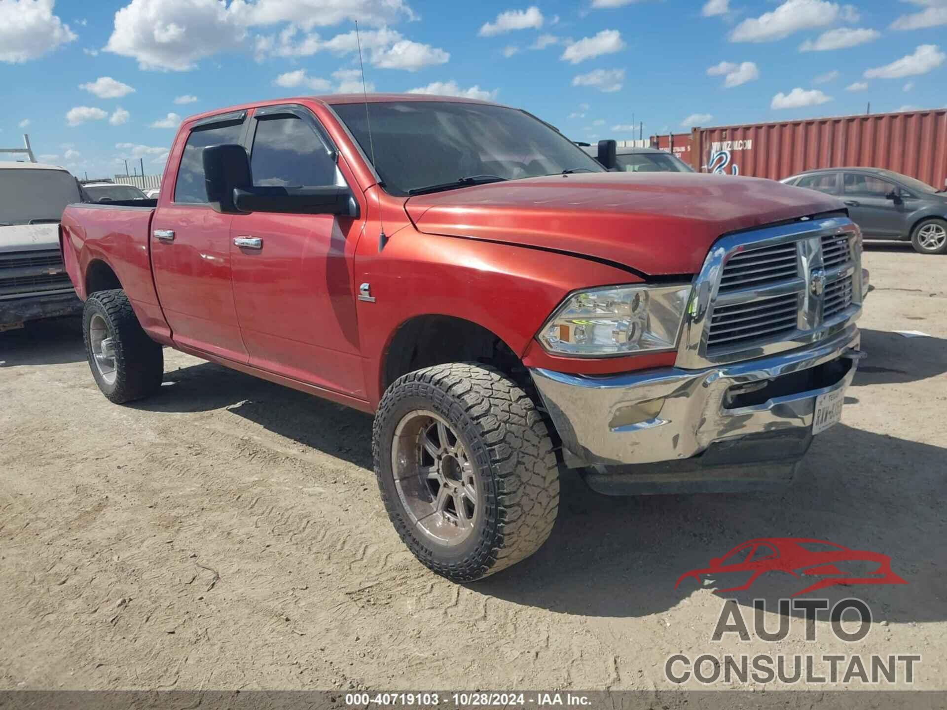 DODGE RAM 2500 2010 - 3D7UT2CL8AG132842