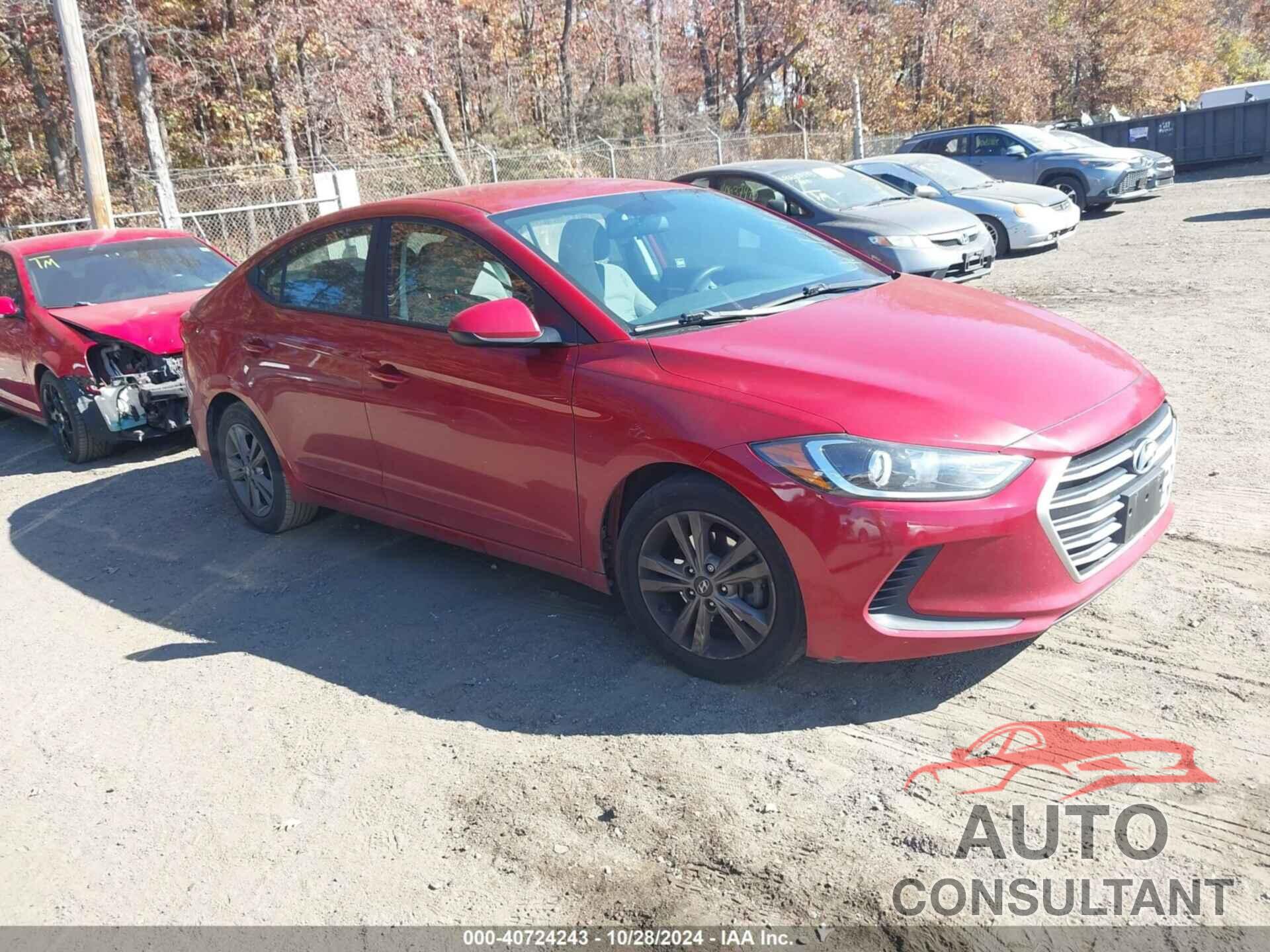 HYUNDAI ELANTRA 2017 - 5NPD84LF4HH161483