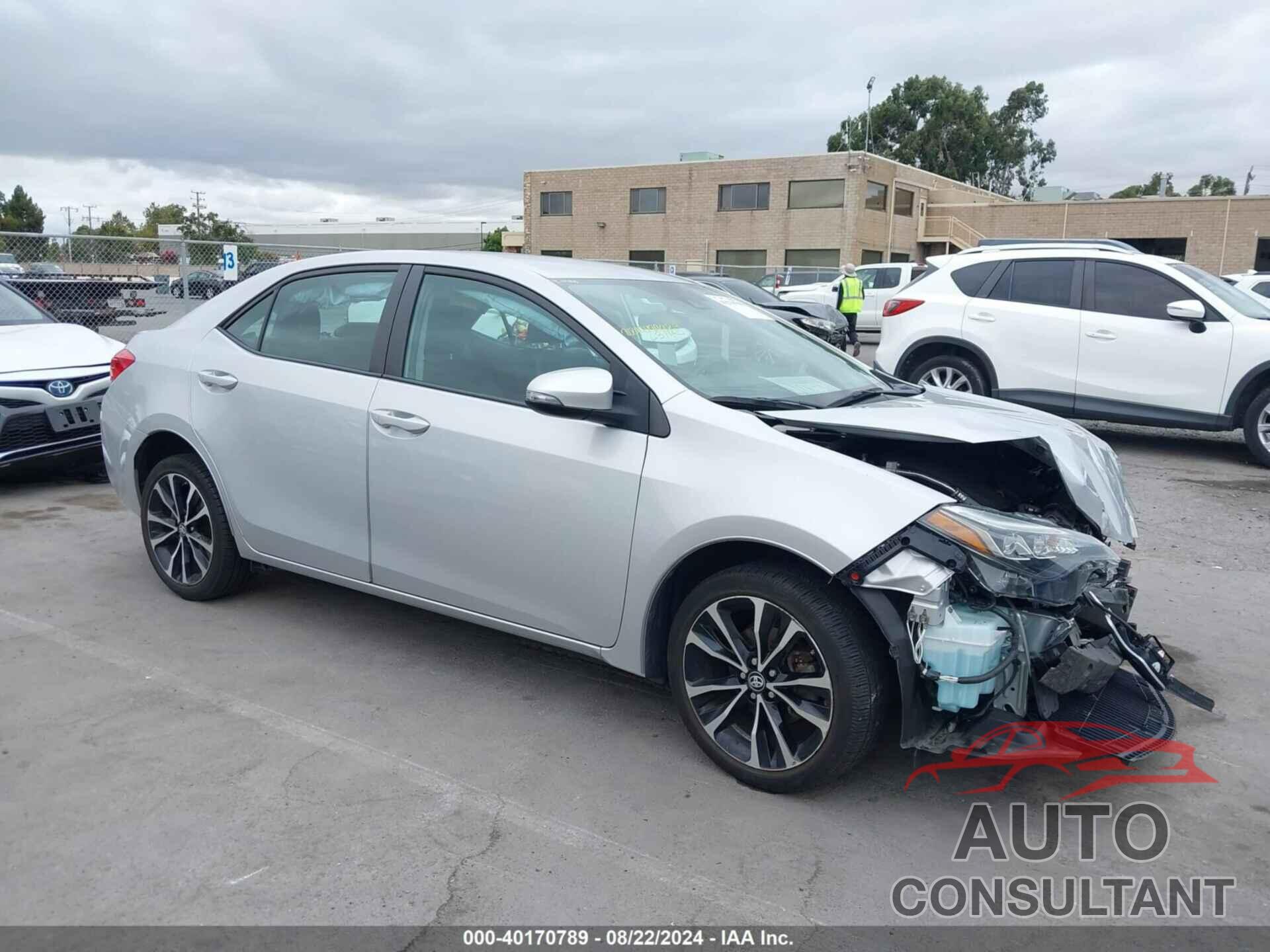 TOYOTA COROLLA 2018 - 2T1BURHE0JC060756