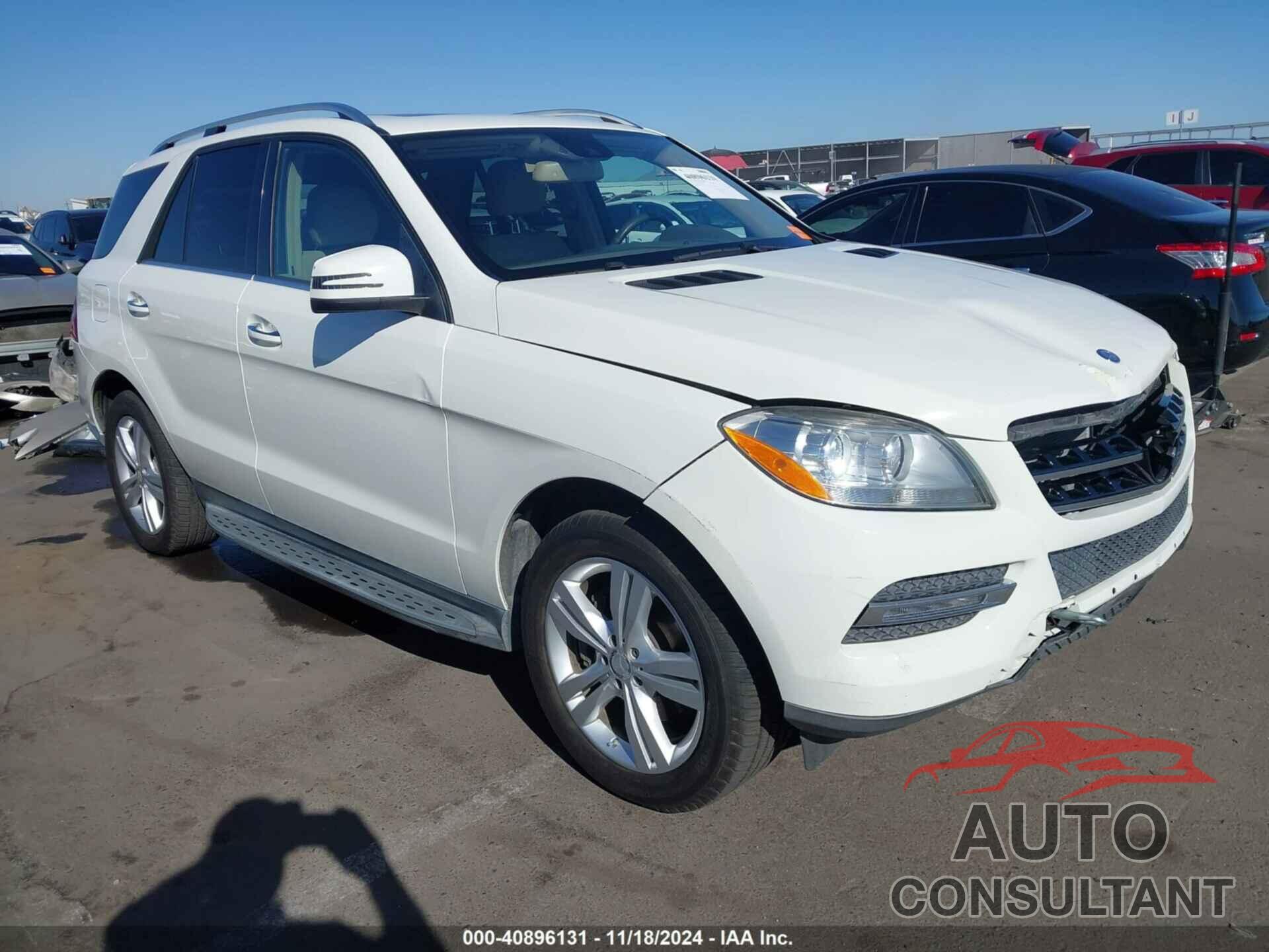 MERCEDES-BENZ ML 350 2013 - 4JGDA5JB7DA142272