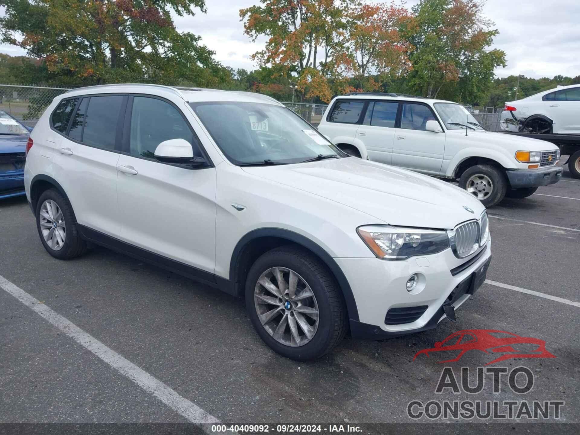 BMW X3 2016 - 5UXWX9C56G0D63609