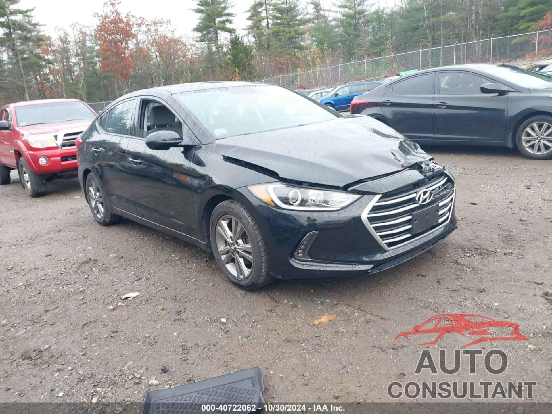 HYUNDAI ELANTRA 2018 - 5NPD84LFXJH368594