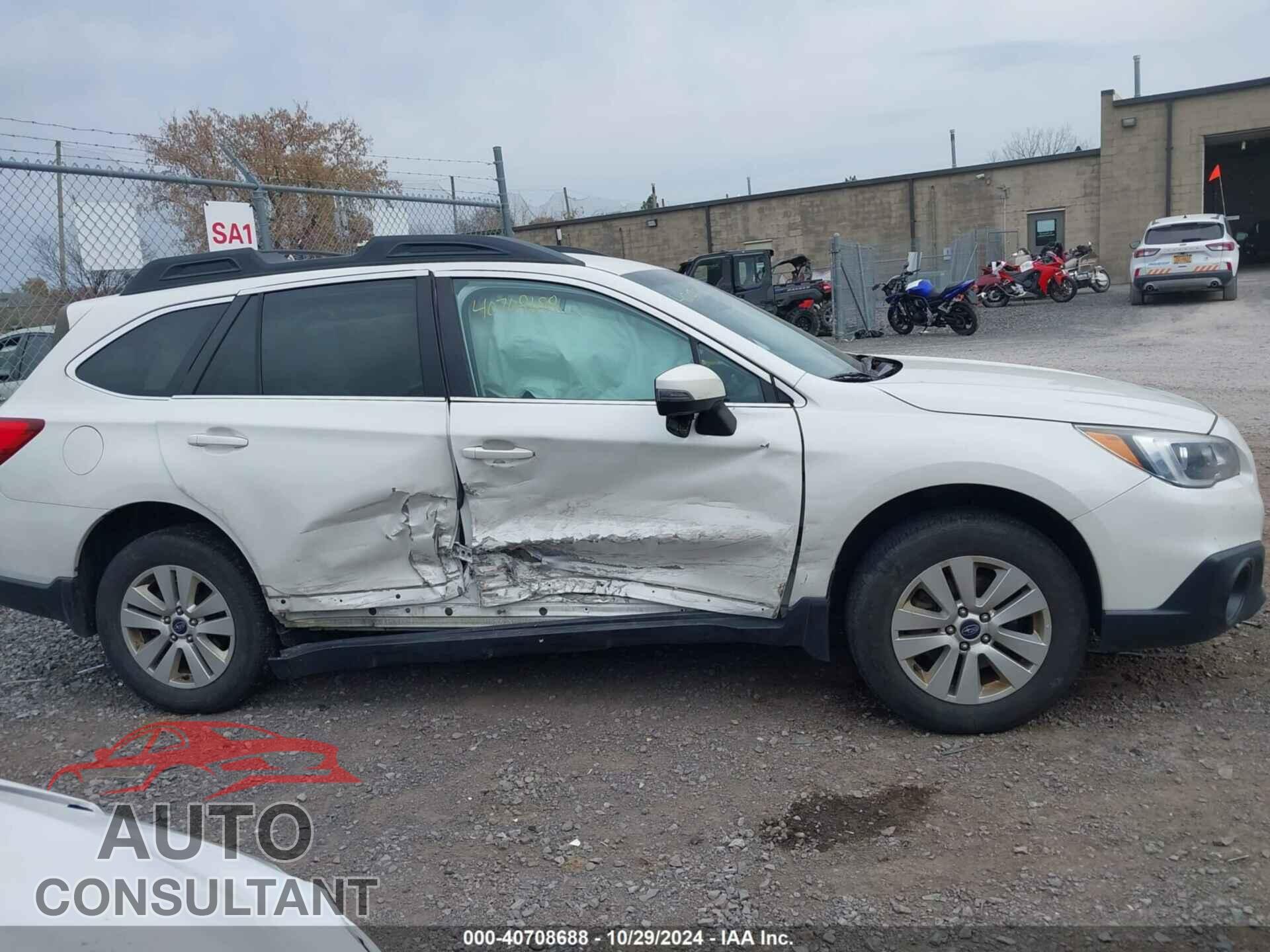 SUBARU OUTBACK 2017 - 4S4BSAFC8H3240543