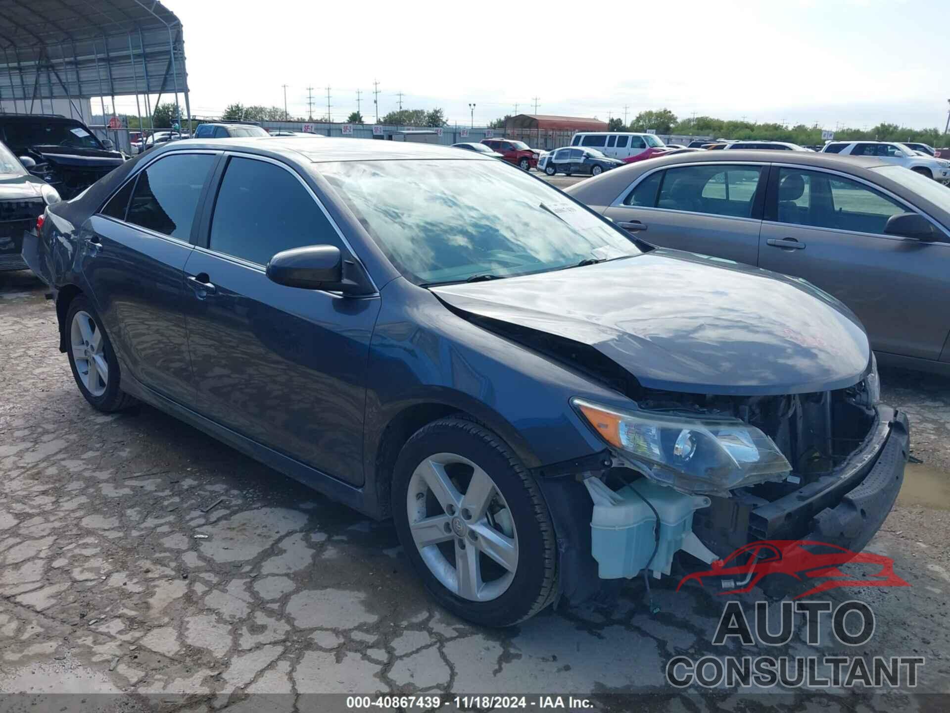 TOYOTA CAMRY 2013 - 4T1BF1FK8DU278306