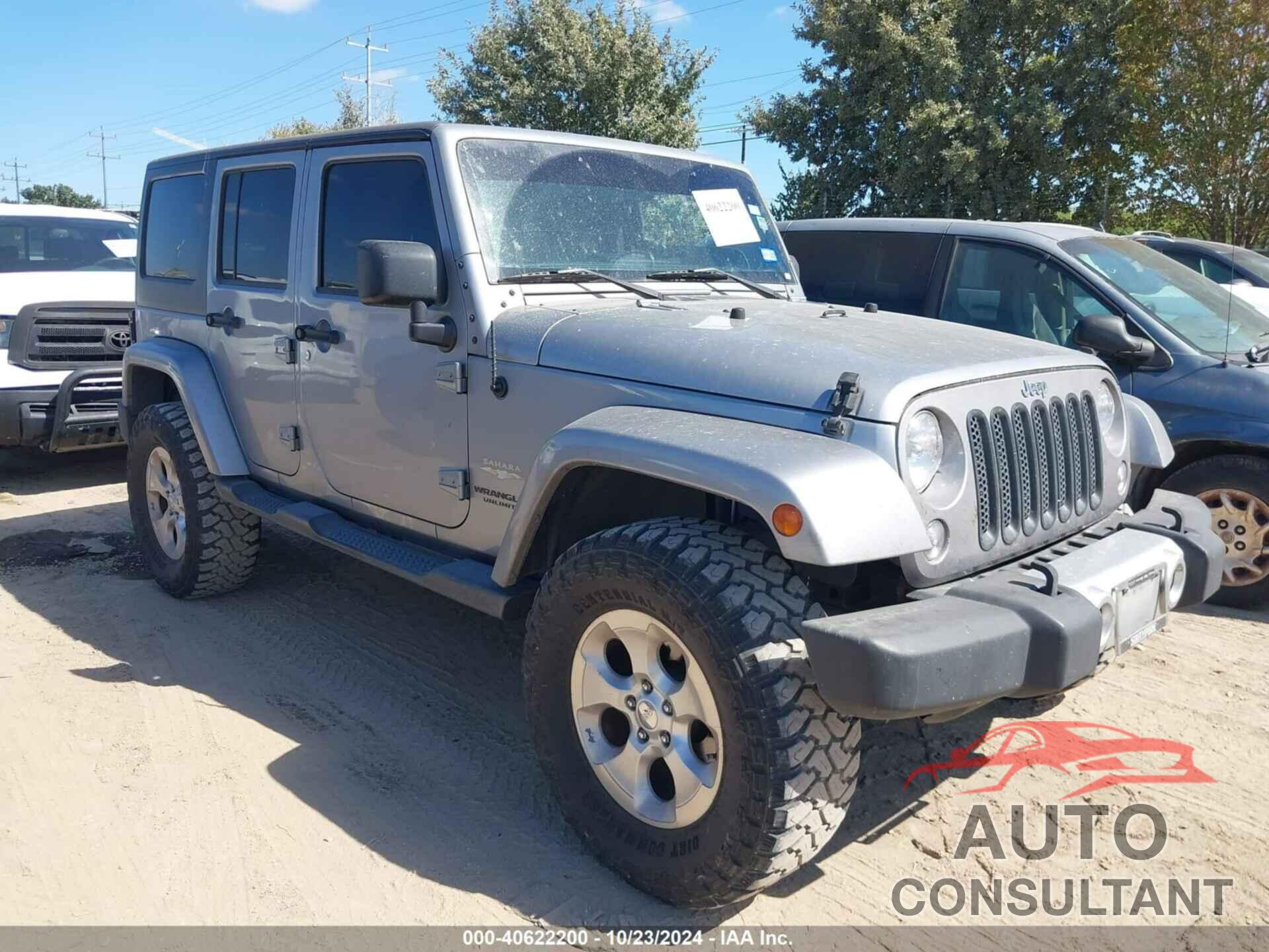 JEEP WRANGLER UNLIMITED 2015 - 1C4HJWEG9FL508399