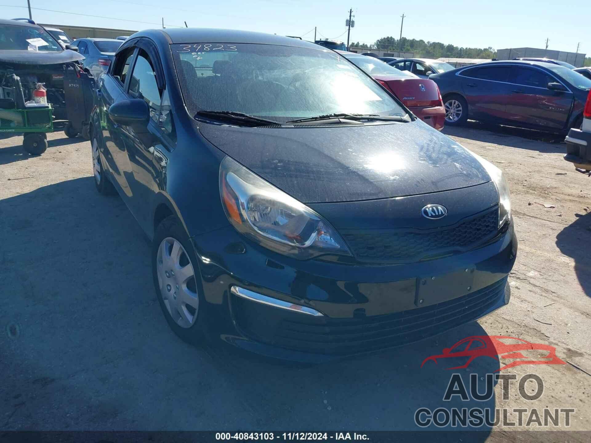 KIA RIO 2017 - KNADM4A36H6026632