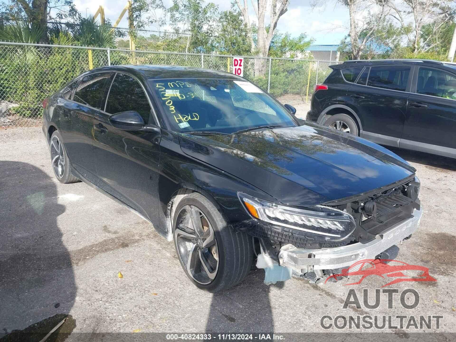 HONDA ACCORD 2022 - 1HGCV1F34NA108596