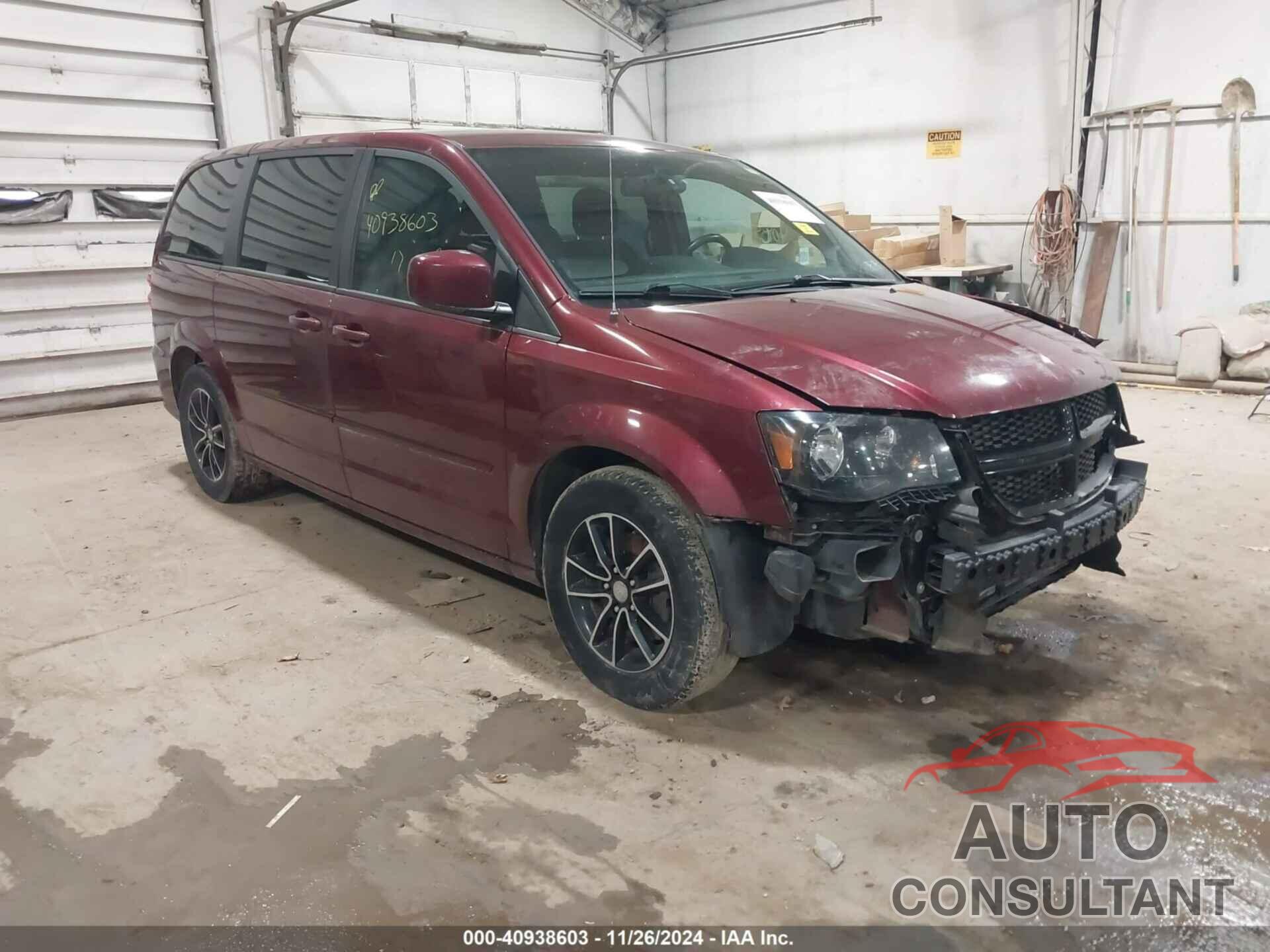 DODGE GRAND CARAVAN 2017 - 2C4RDGBGXHR849827