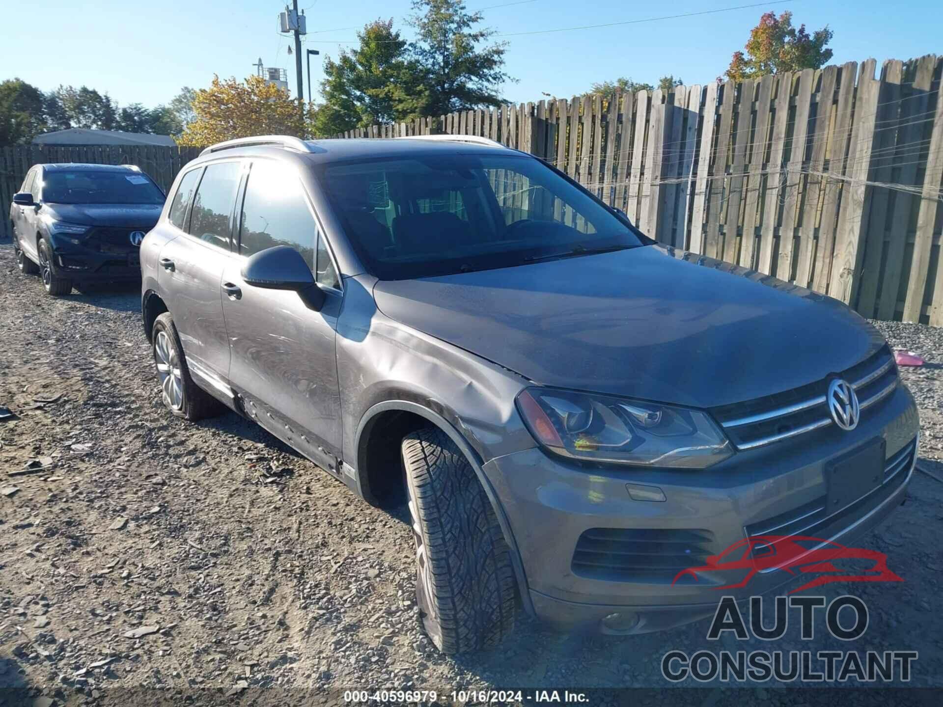 VOLKSWAGEN TOUAREG 2012 - WVGEF9BP9CD007590