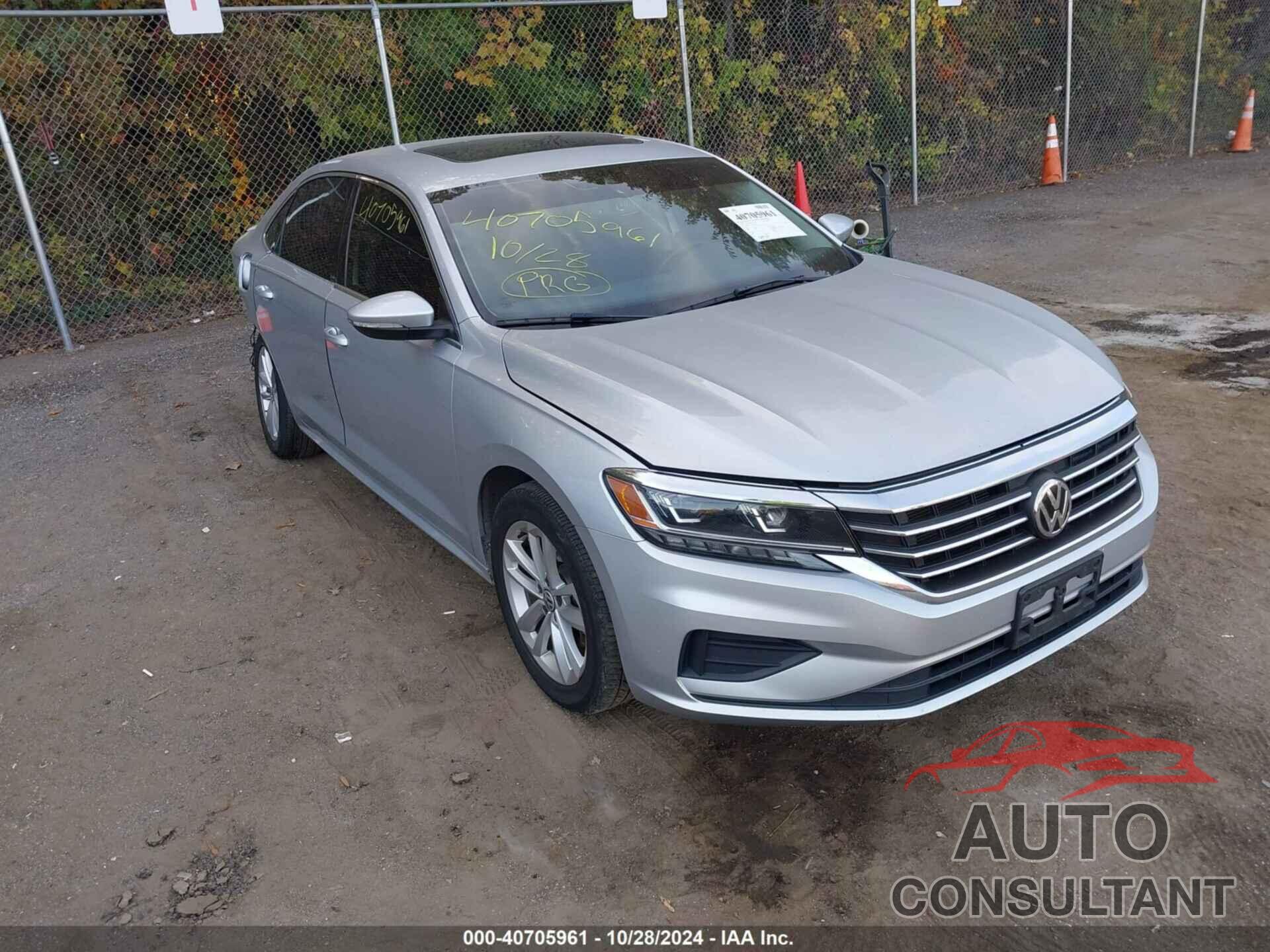 VOLKSWAGEN PASSAT 2020 - 1VWWA7A37LC023431