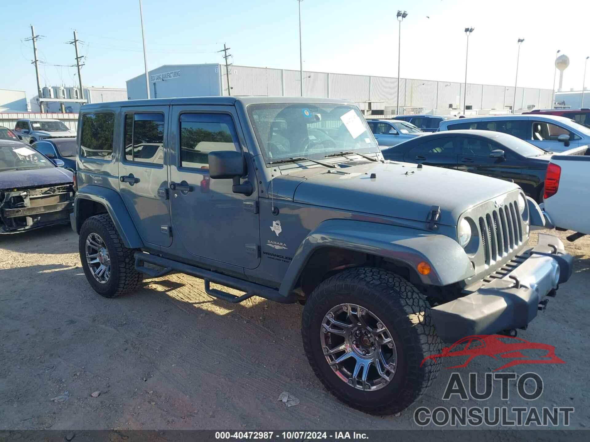 JEEP WRANGLER UNLIMITED 2014 - 1C4HJWEG6EL104653