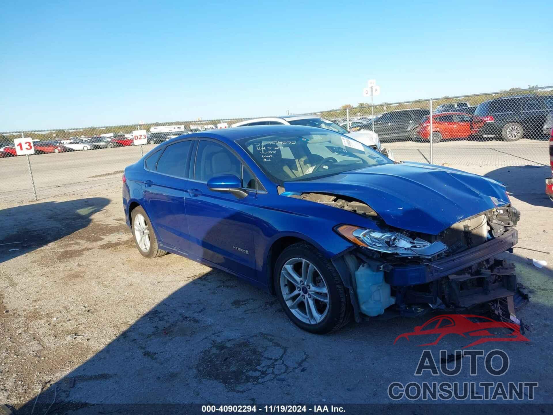FORD FUSION HYBRID 2018 - 3FA6P0LU2JR102900