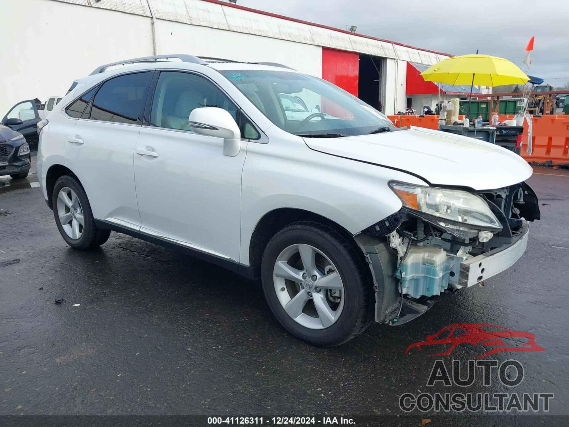 LEXUS RX 350 2010 - JTJBK1BA4A2423343