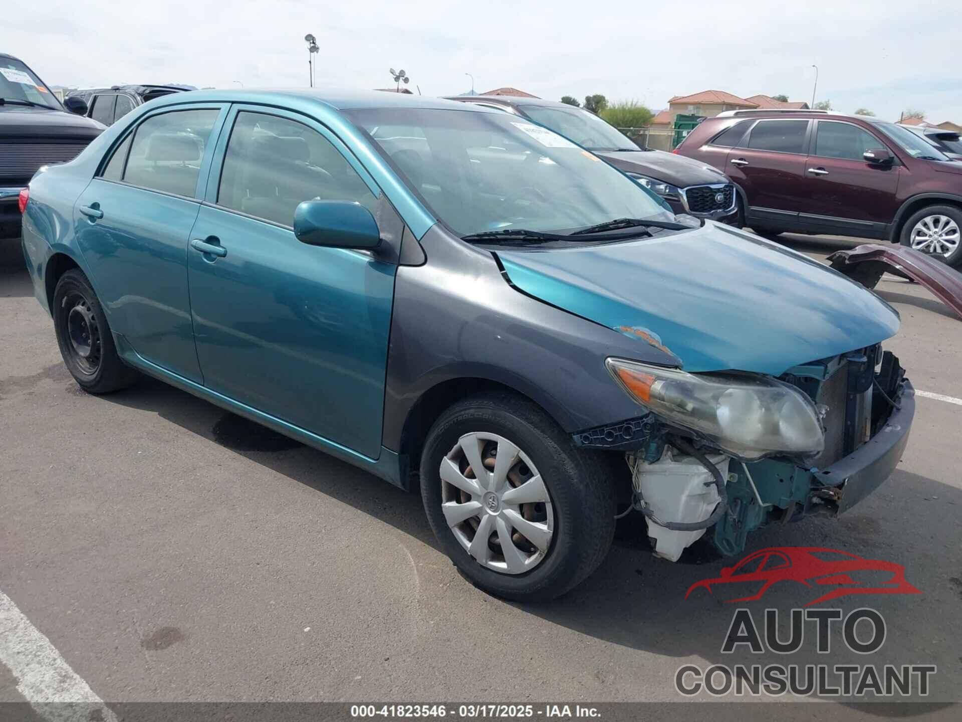 TOYOTA COROLLA 2009 - JTDBL40E099054779