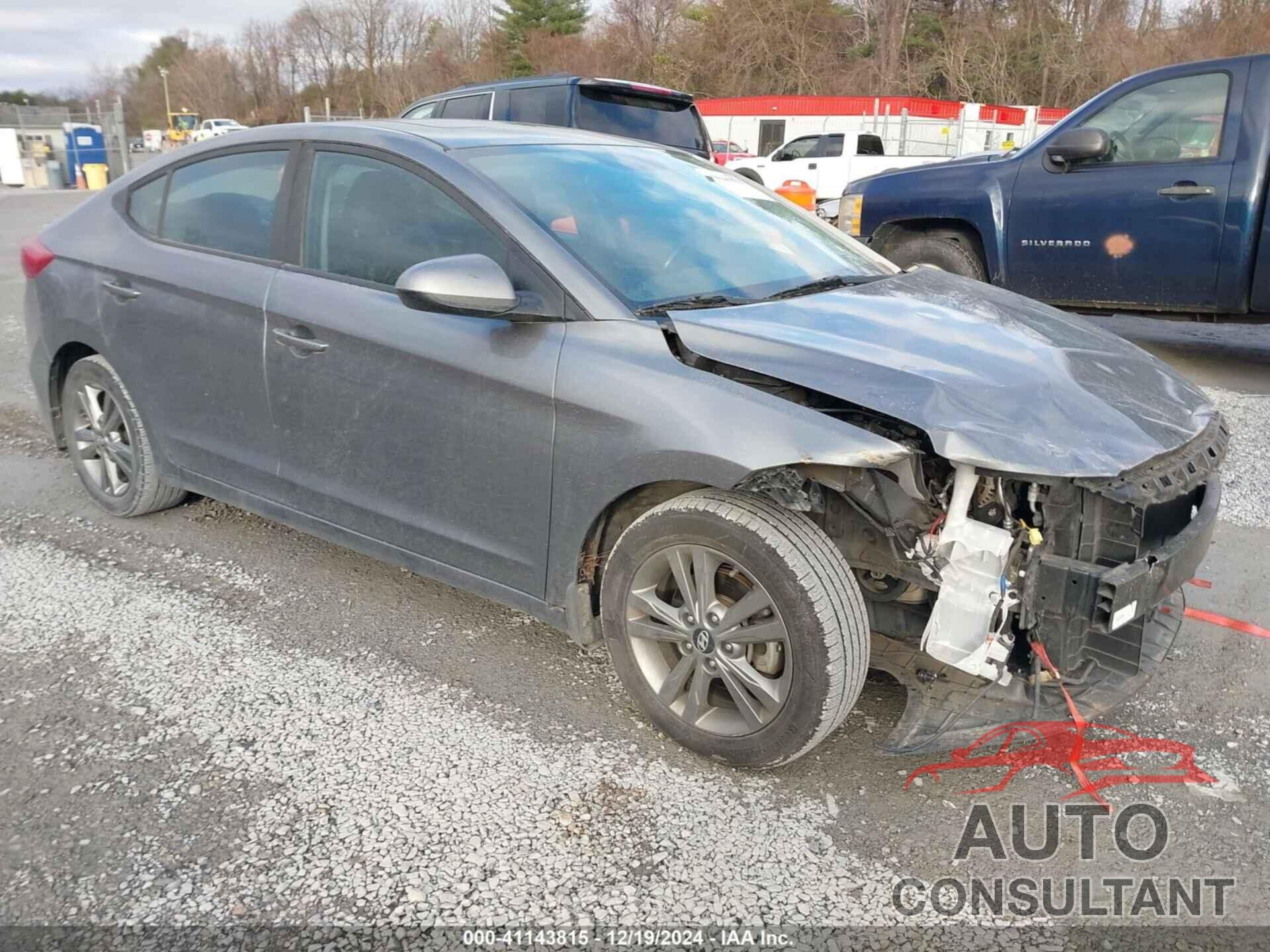 HYUNDAI ELANTRA 2018 - 5NPD84LF8JH268672