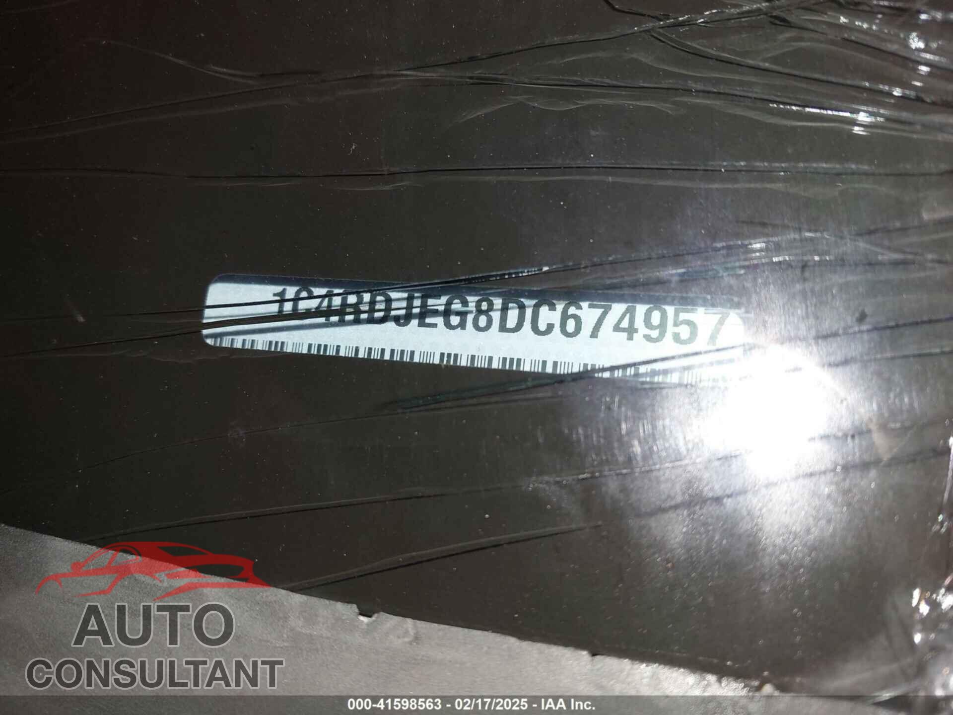 DODGE DURANGO 2013 - 1C4RDJEG8DC674957