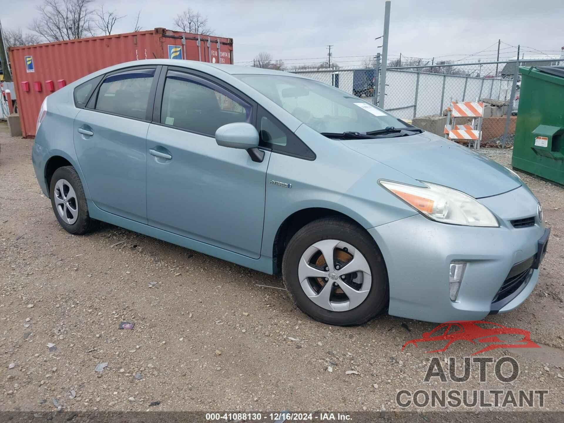 TOYOTA PRIUS 2012 - JTDKN3DU9C1505199