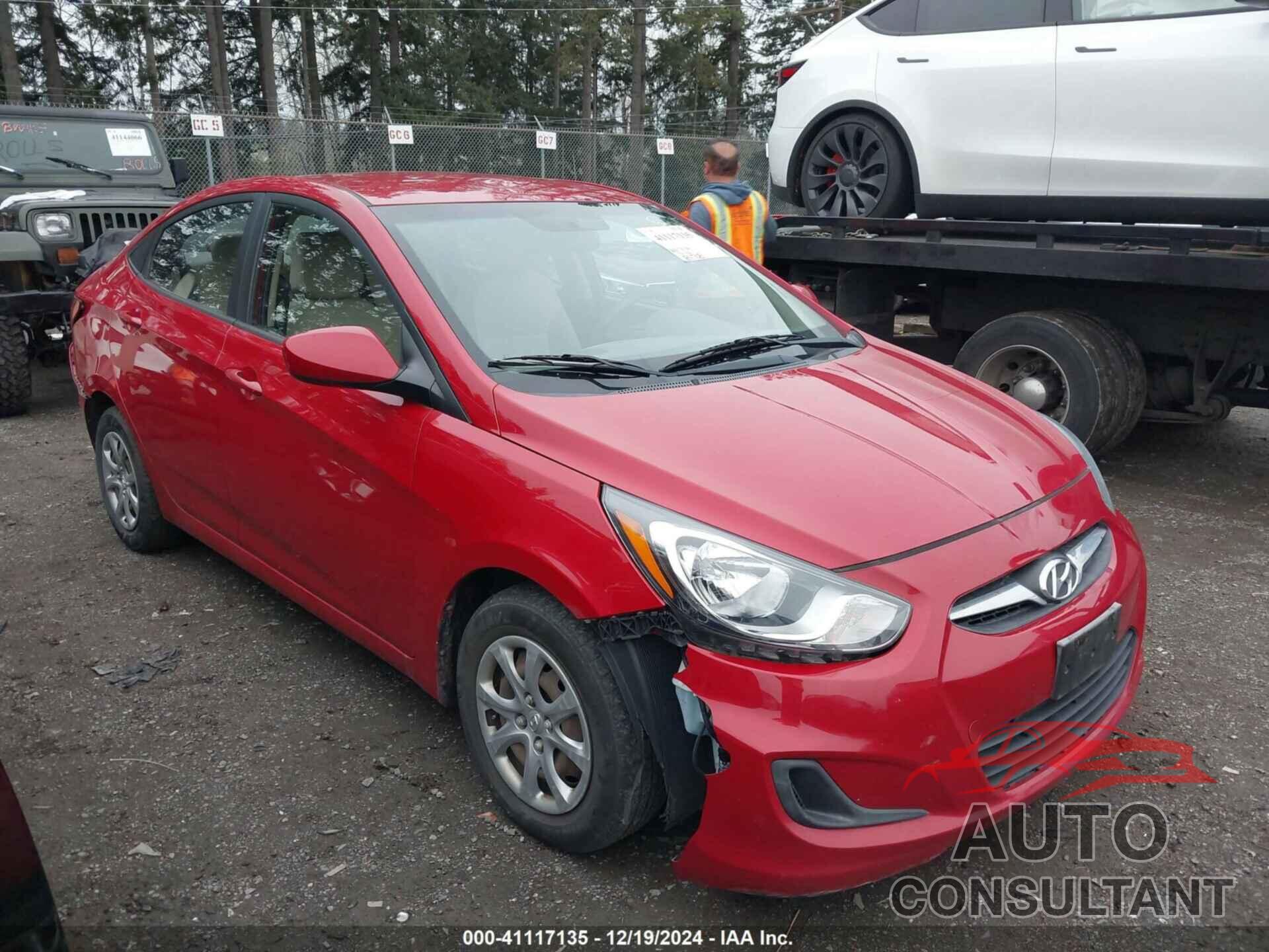 HYUNDAI ACCENT 2013 - KMHCT4AEXDU583225