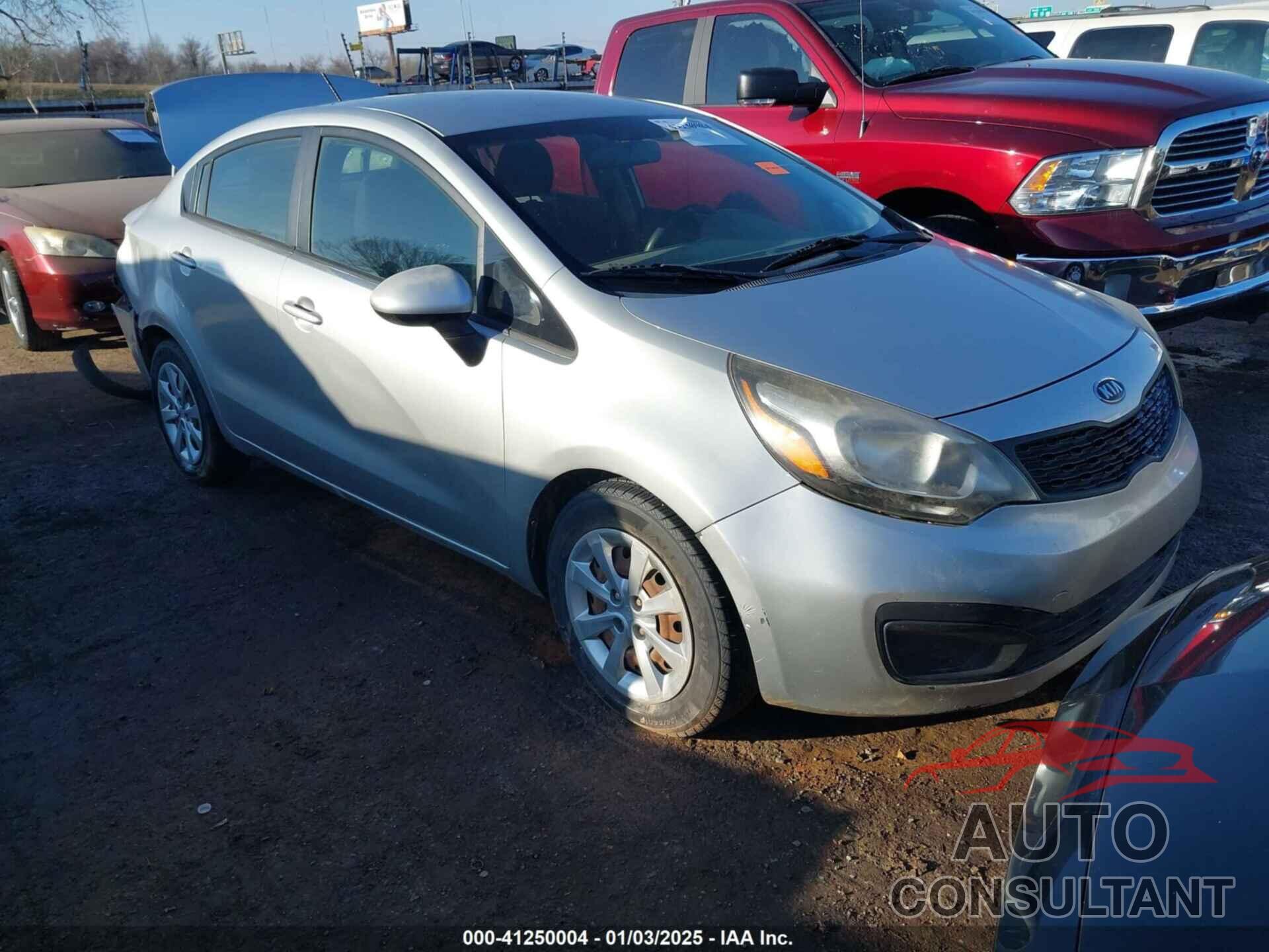 KIA RIO 2012 - KNADM4A31C6093616