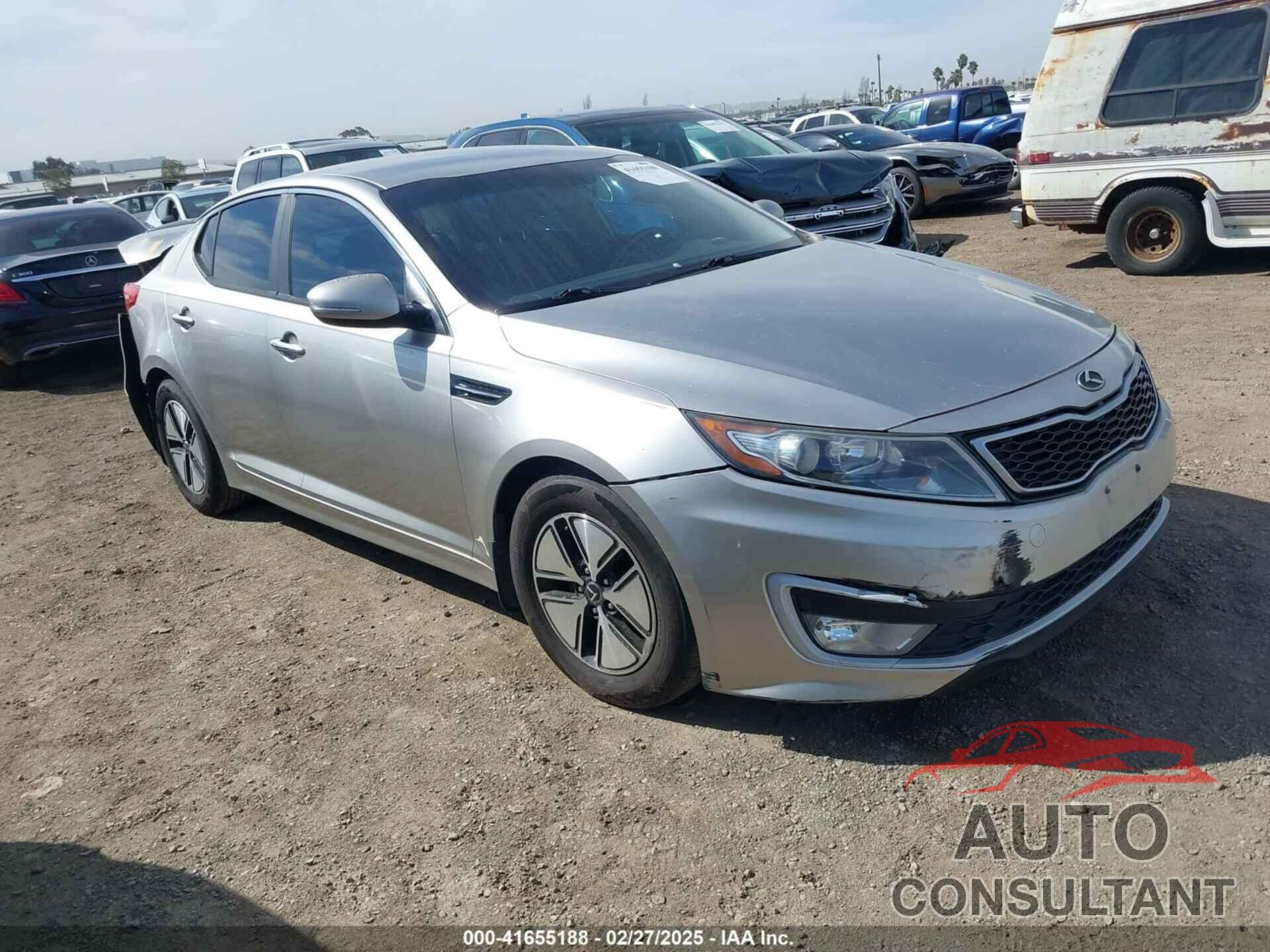 KIA OPTIMA HYBRID 2012 - KNAGM4AD8C5013689