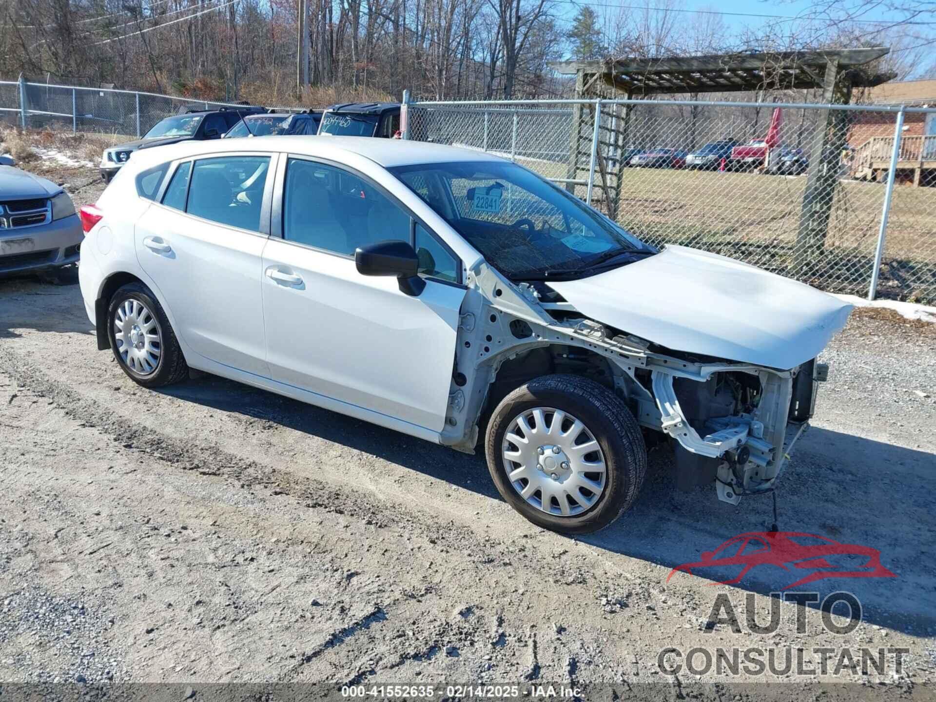 SUBARU IMPREZA 2018 - 4S3GTAA63J3750720