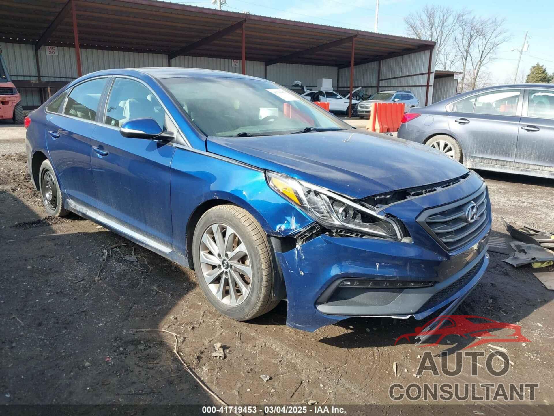 HYUNDAI SONATA 2017 - 5NPE34AFXHH520129