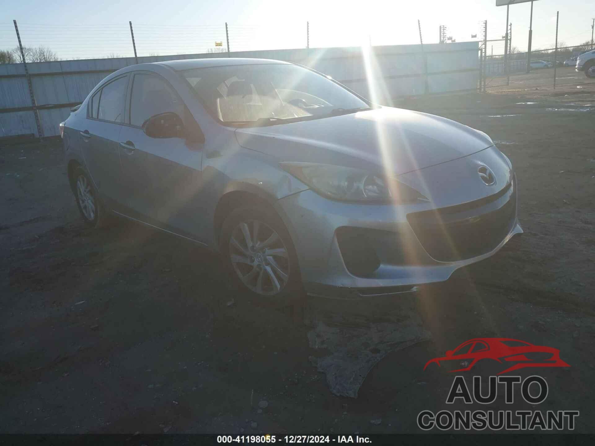 MAZDA MAZDA3 2012 - JM1BL1W72C1609194