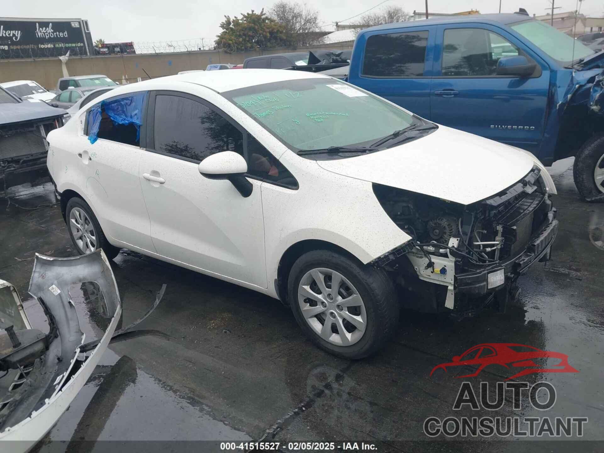 KIA RIO 2016 - KNADM4A36G6638425