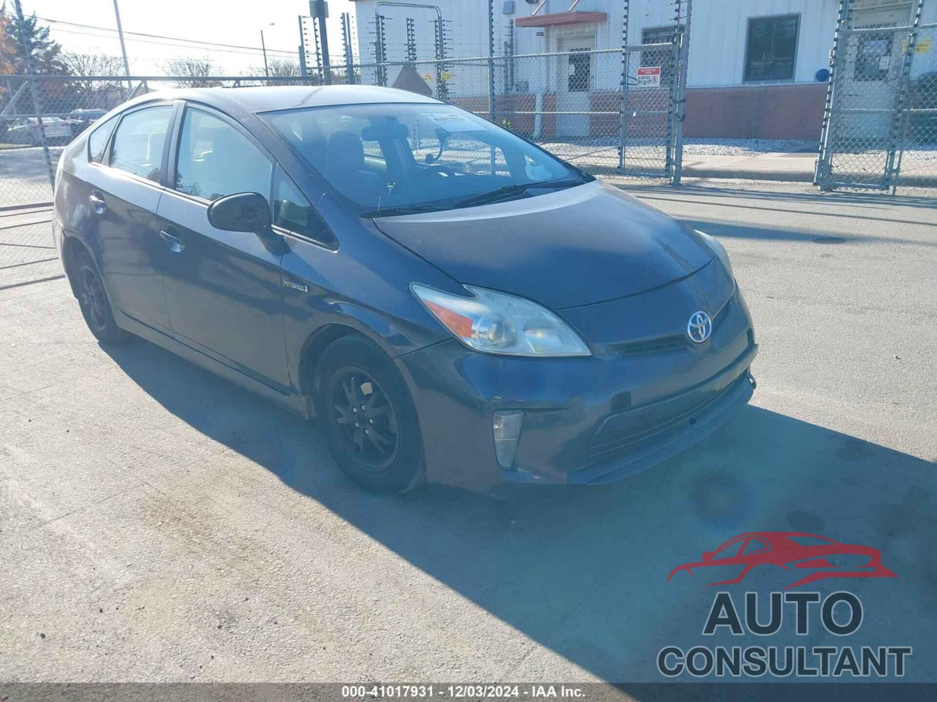 TOYOTA PRIUS 2013 - JTDKN3DU8D1679315