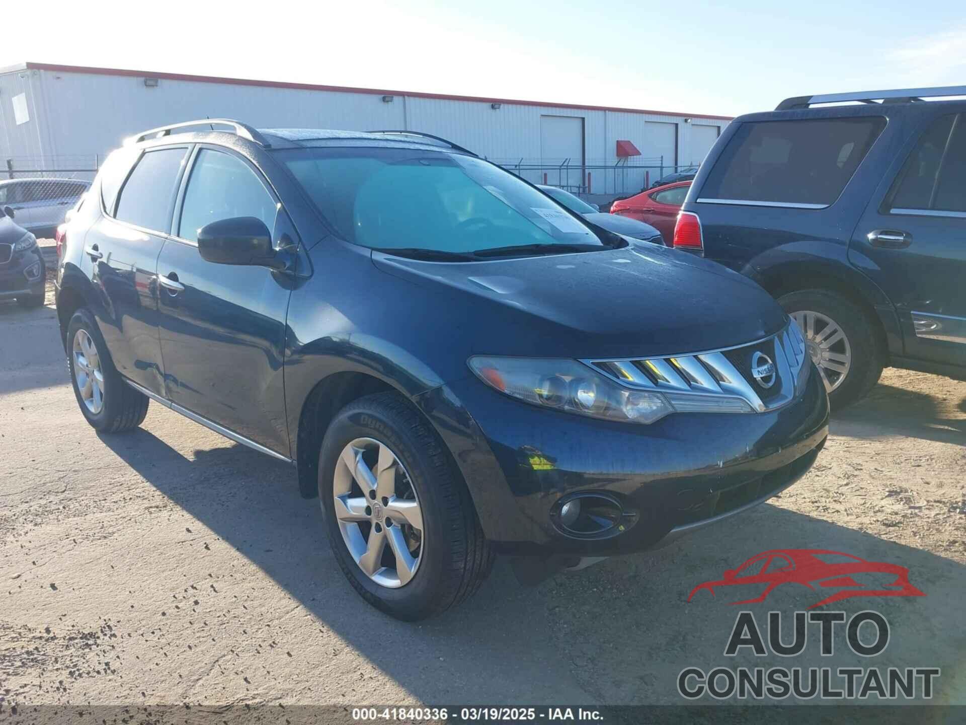 NISSAN MURANO 2010 - JN8AZ1MW7AW128415