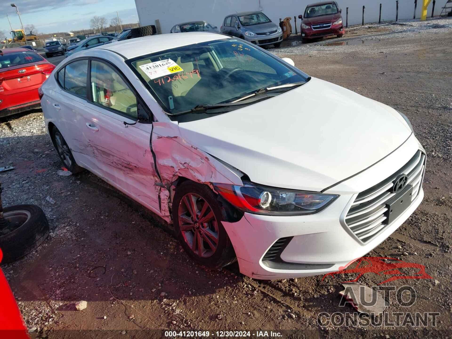 HYUNDAI ELANTRA 2018 - 5NPD84LF6JH389068