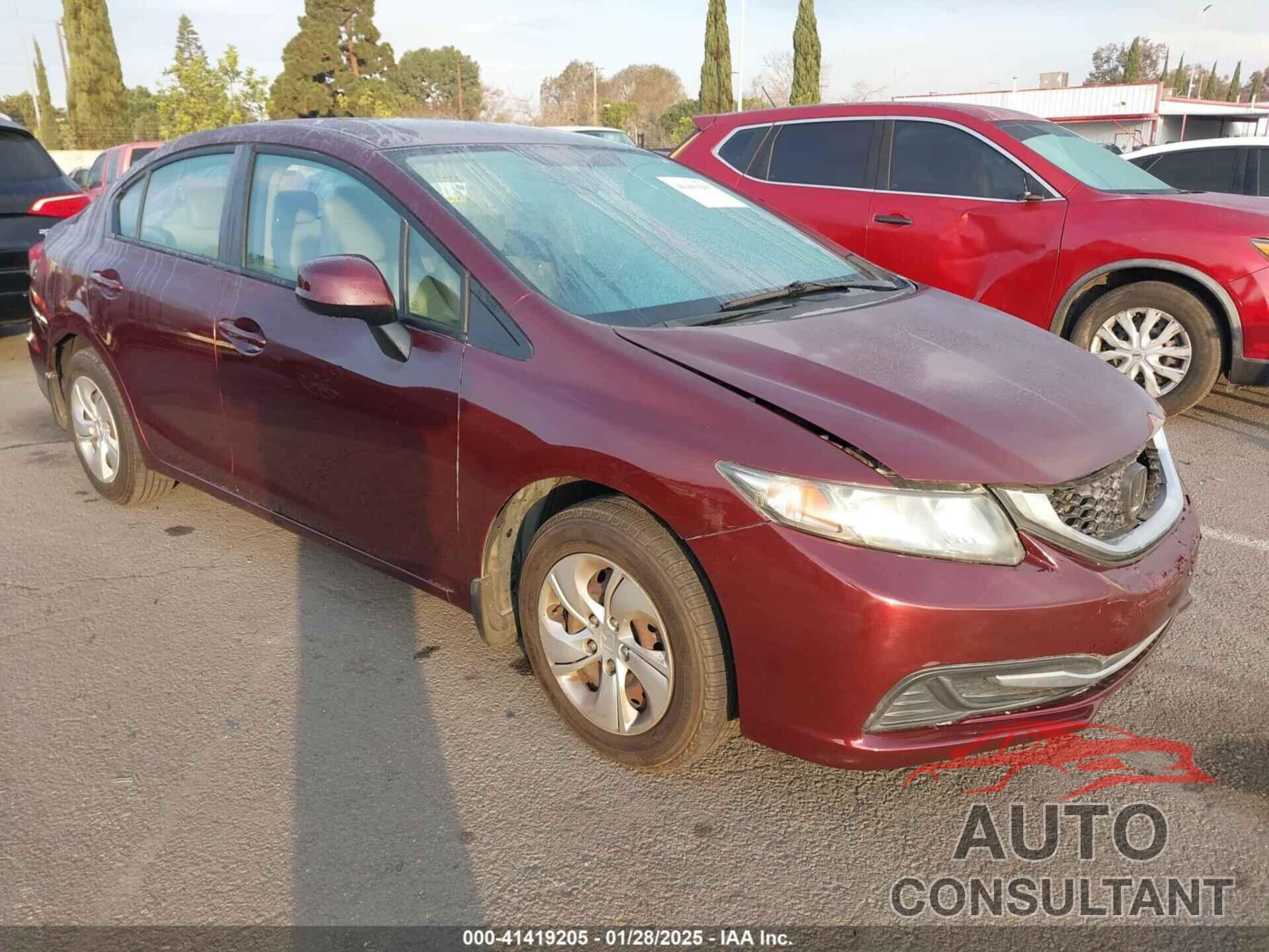 HONDA CIVIC 2013 - 19XFB2F53DE224959