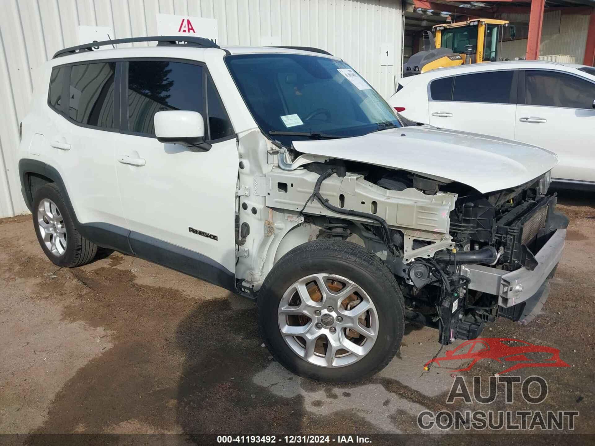 JEEP RENEGADE 2016 - ZACCJABT8GPD52464