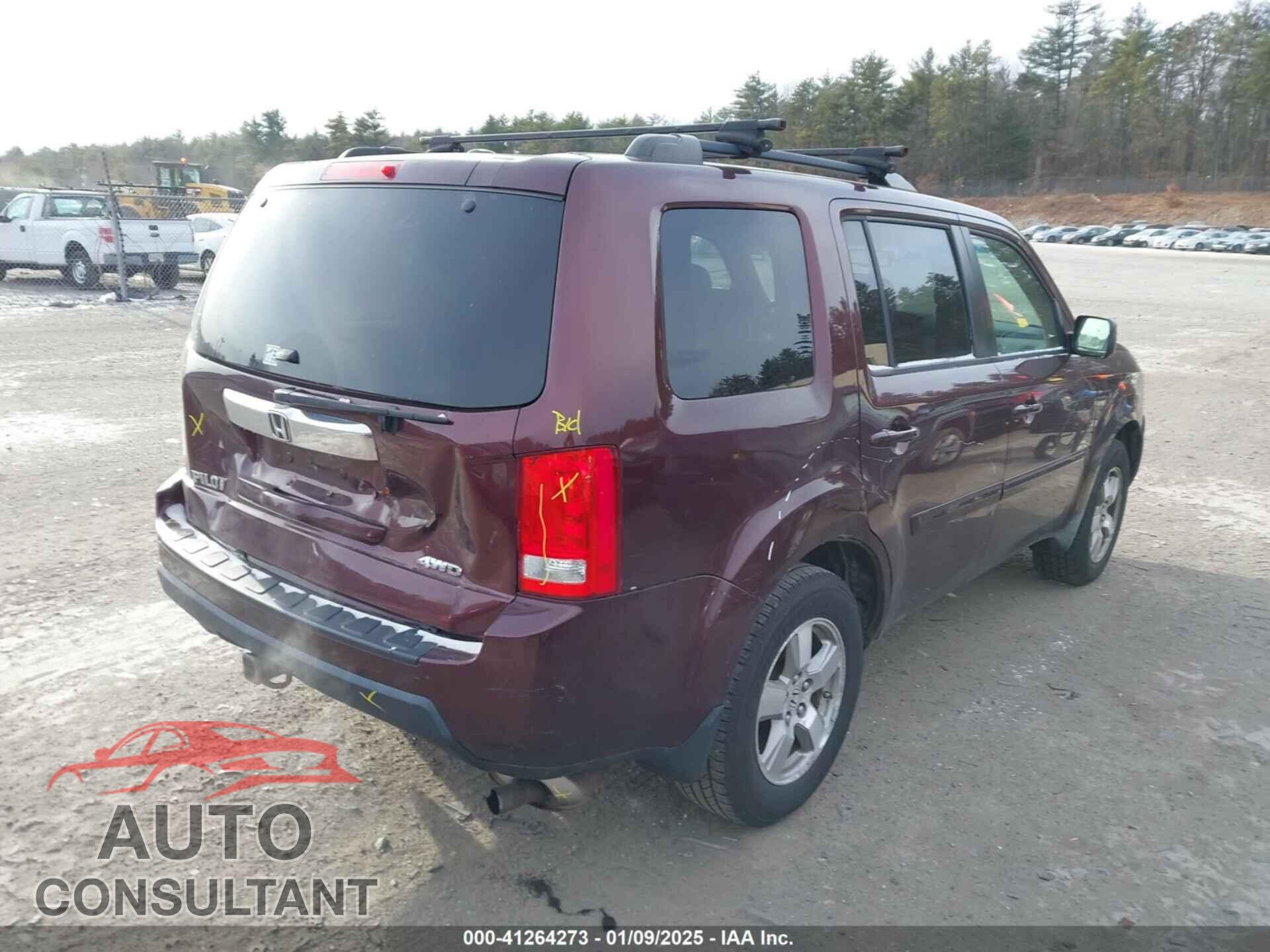 HONDA PILOT 2009 - 5FNYF486X9B026038
