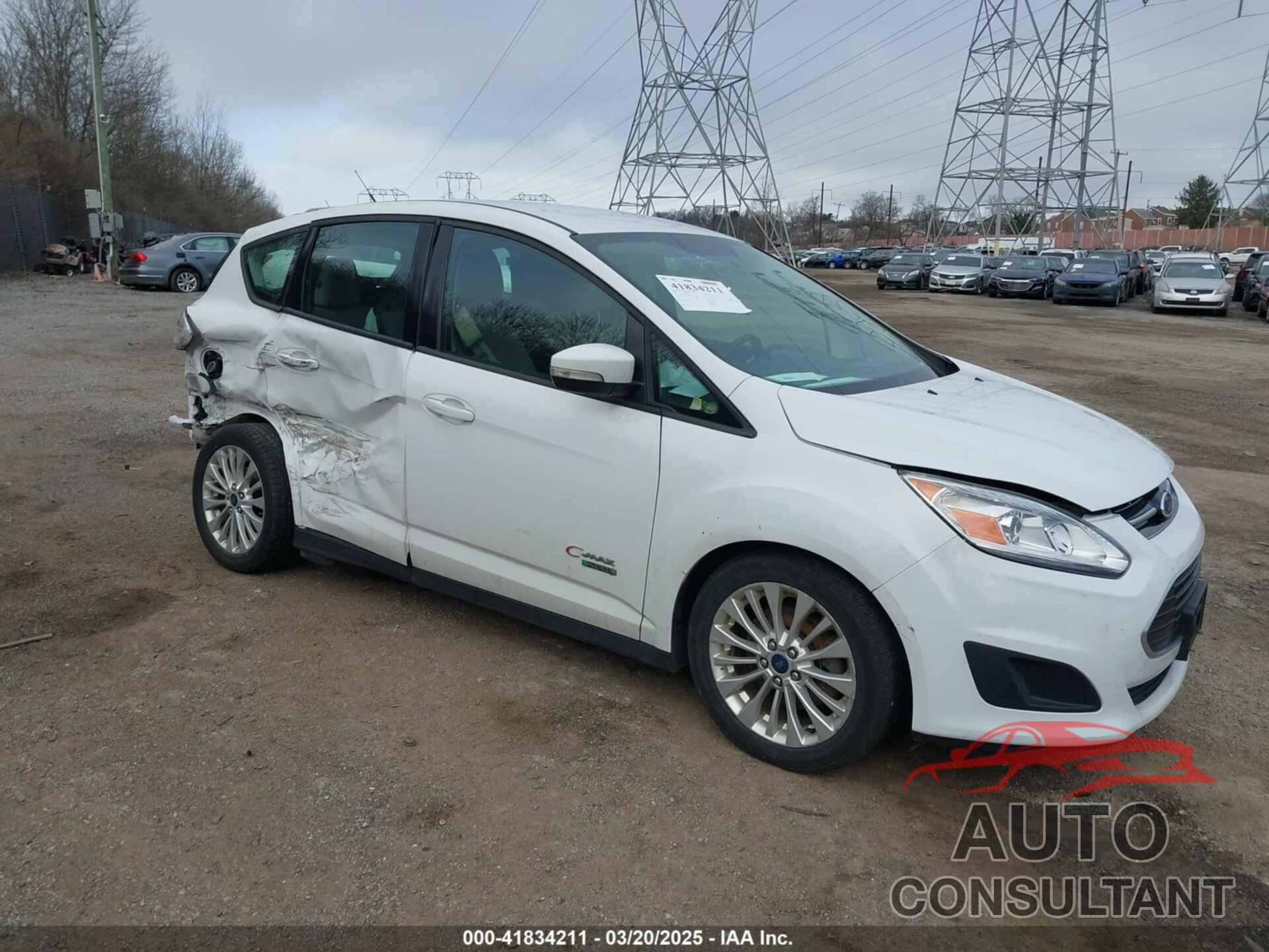 FORD C-MAX ENERGI 2017 - 1FADP5EU4HL104772