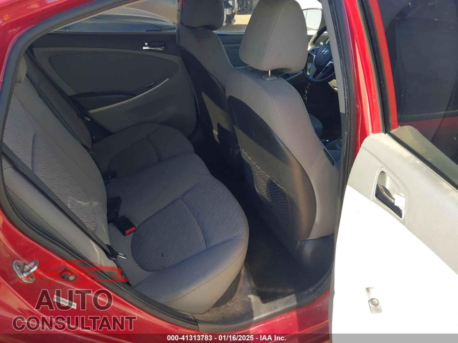 HYUNDAI ACCENT 2012 - KMHCU4AE5CU215238
