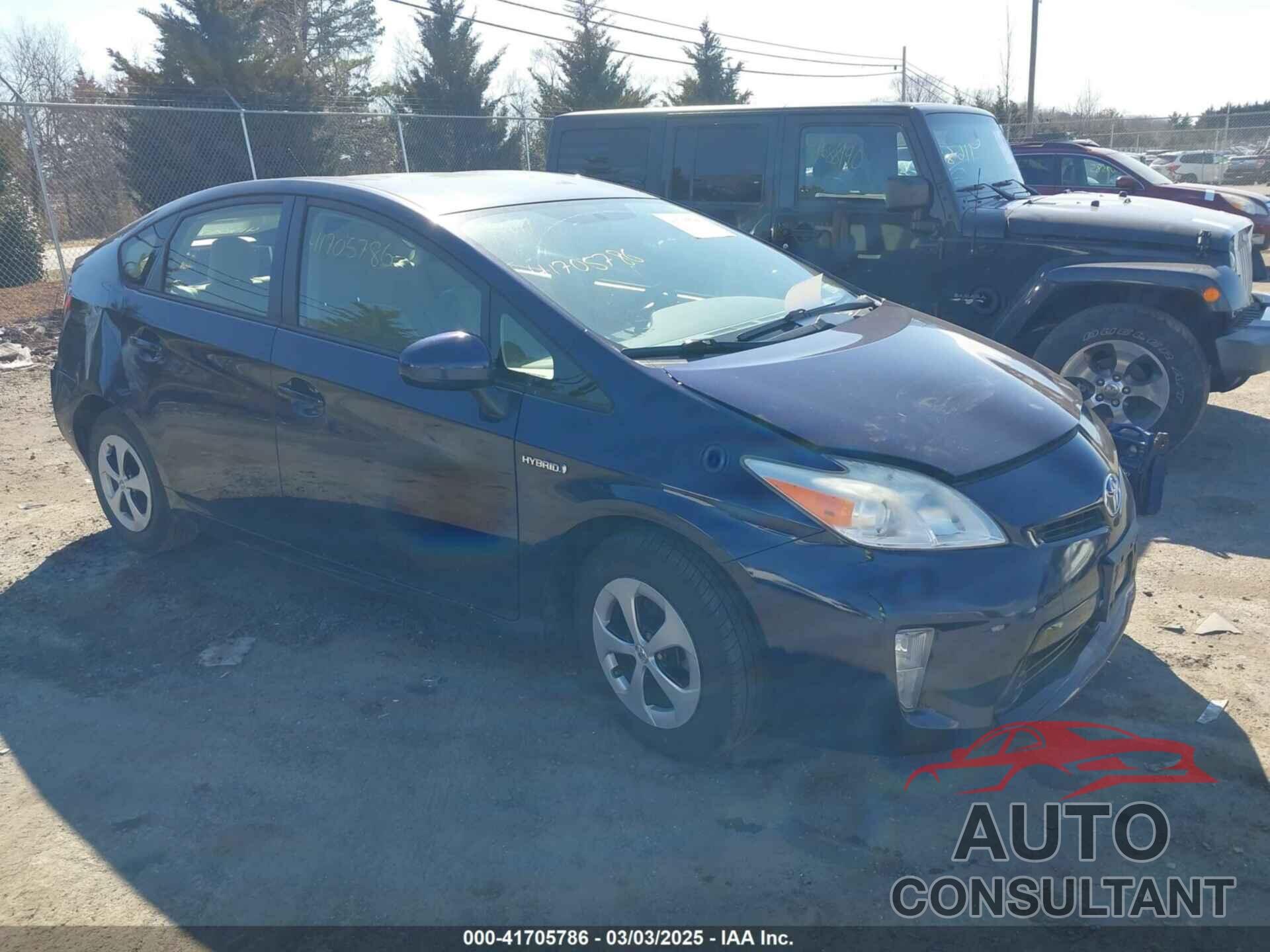 TOYOTA PRIUS 2013 - JTDKN3DU9D0351178