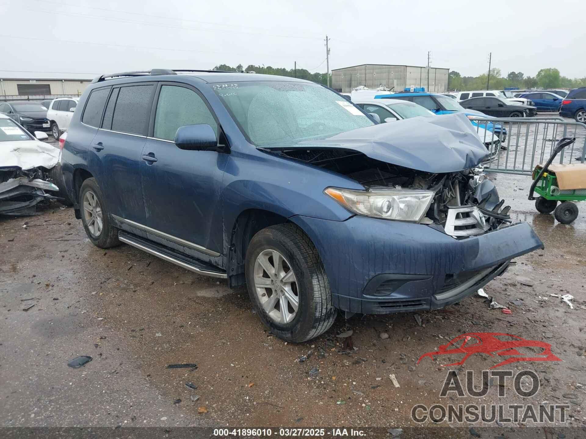 TOYOTA HIGHLANDER 2013 - 5TDBK3EH9DS267076