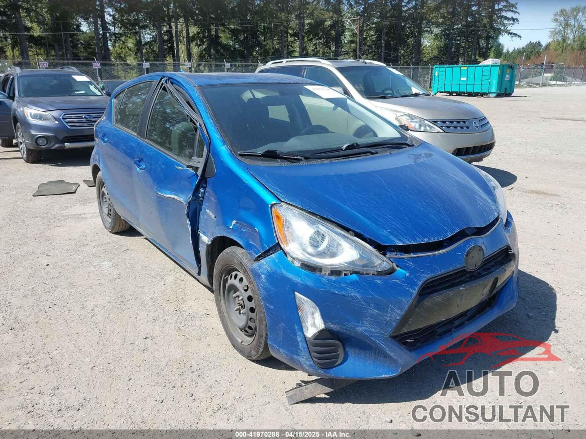 TOYOTA PRIUS C 2016 - JTDKDTB32G1126614