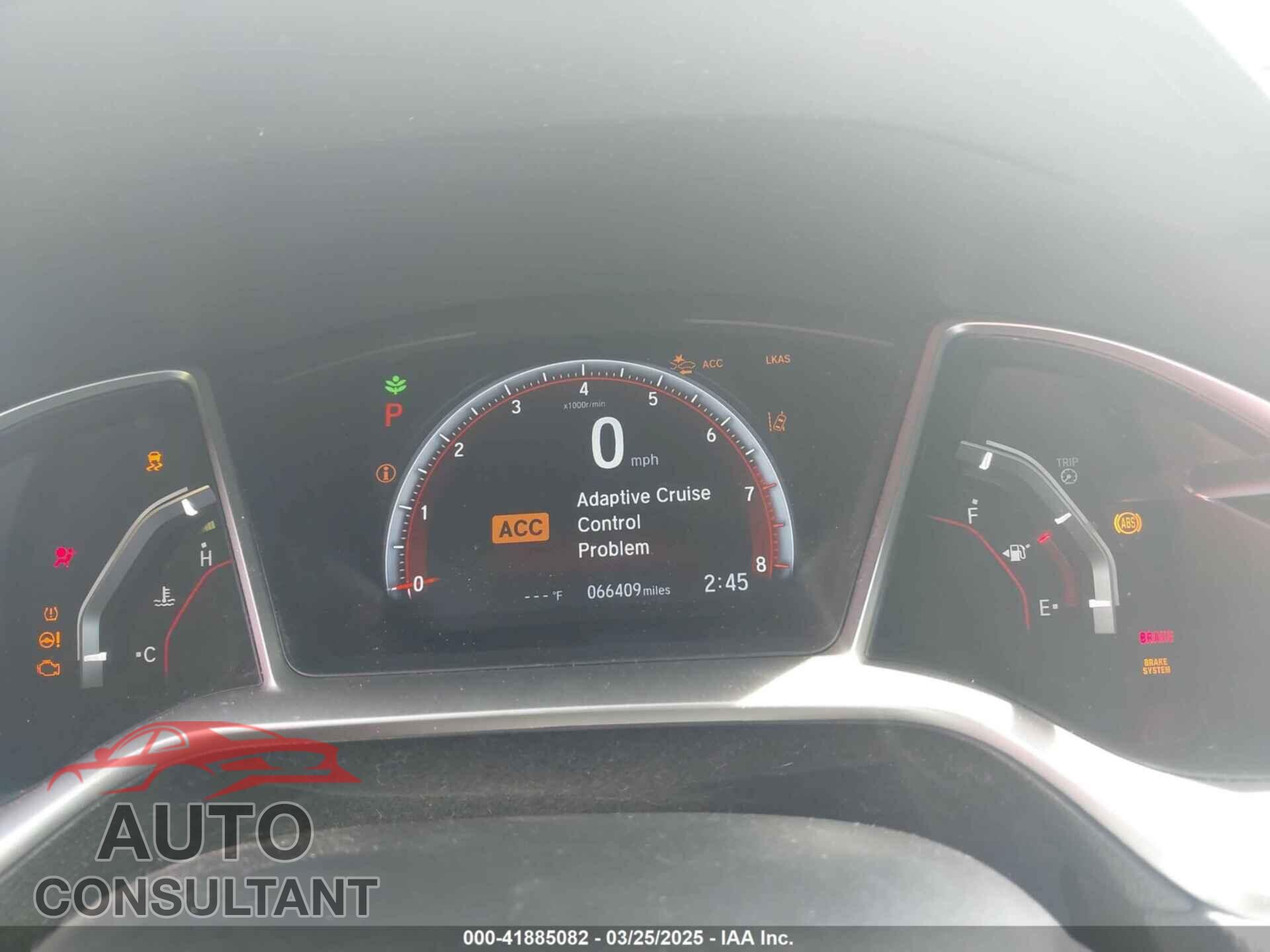 HONDA CIVIC 2020 - 19XFC2F84LE200157
