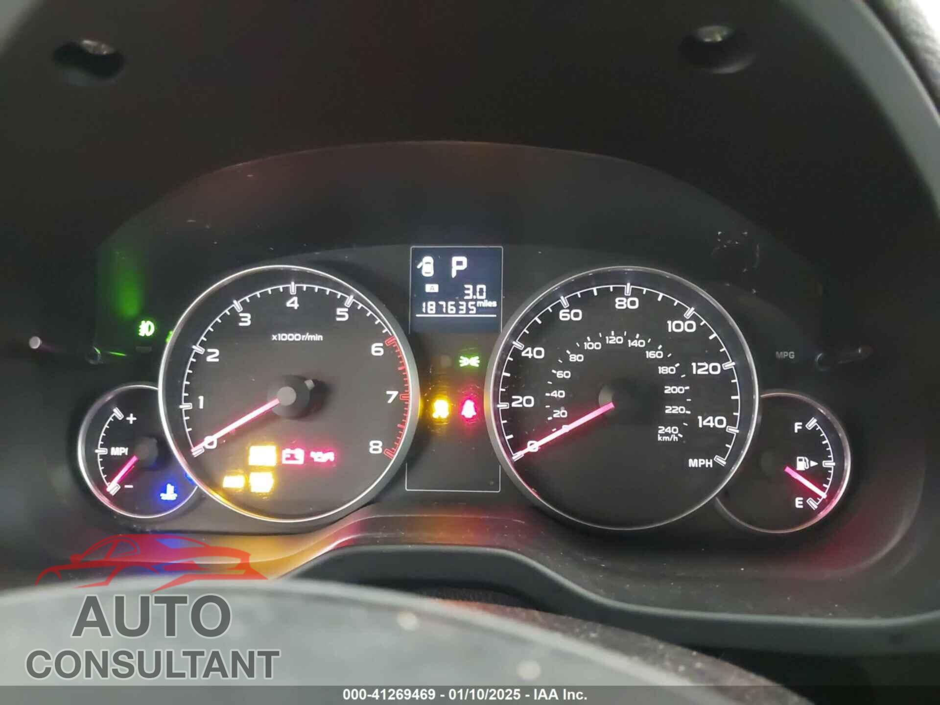SUBARU OUTBACK 2013 - 4S4BRBCC8D3309490