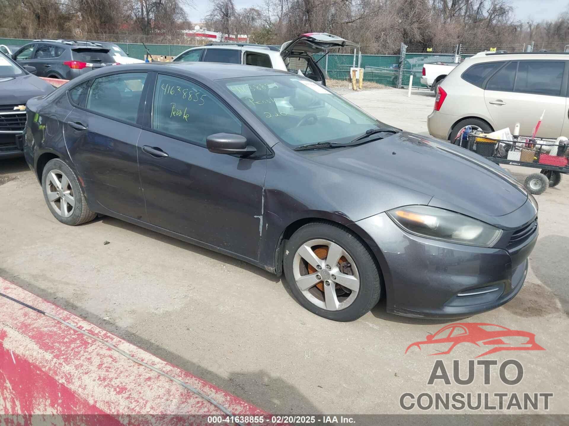 DODGE DART 2015 - 1C3CDFBB4FD221576