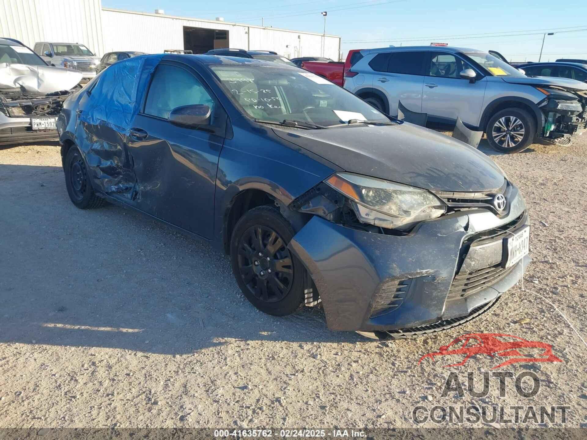 TOYOTA COROLLA 2016 - 5YFBURHE9GP423998