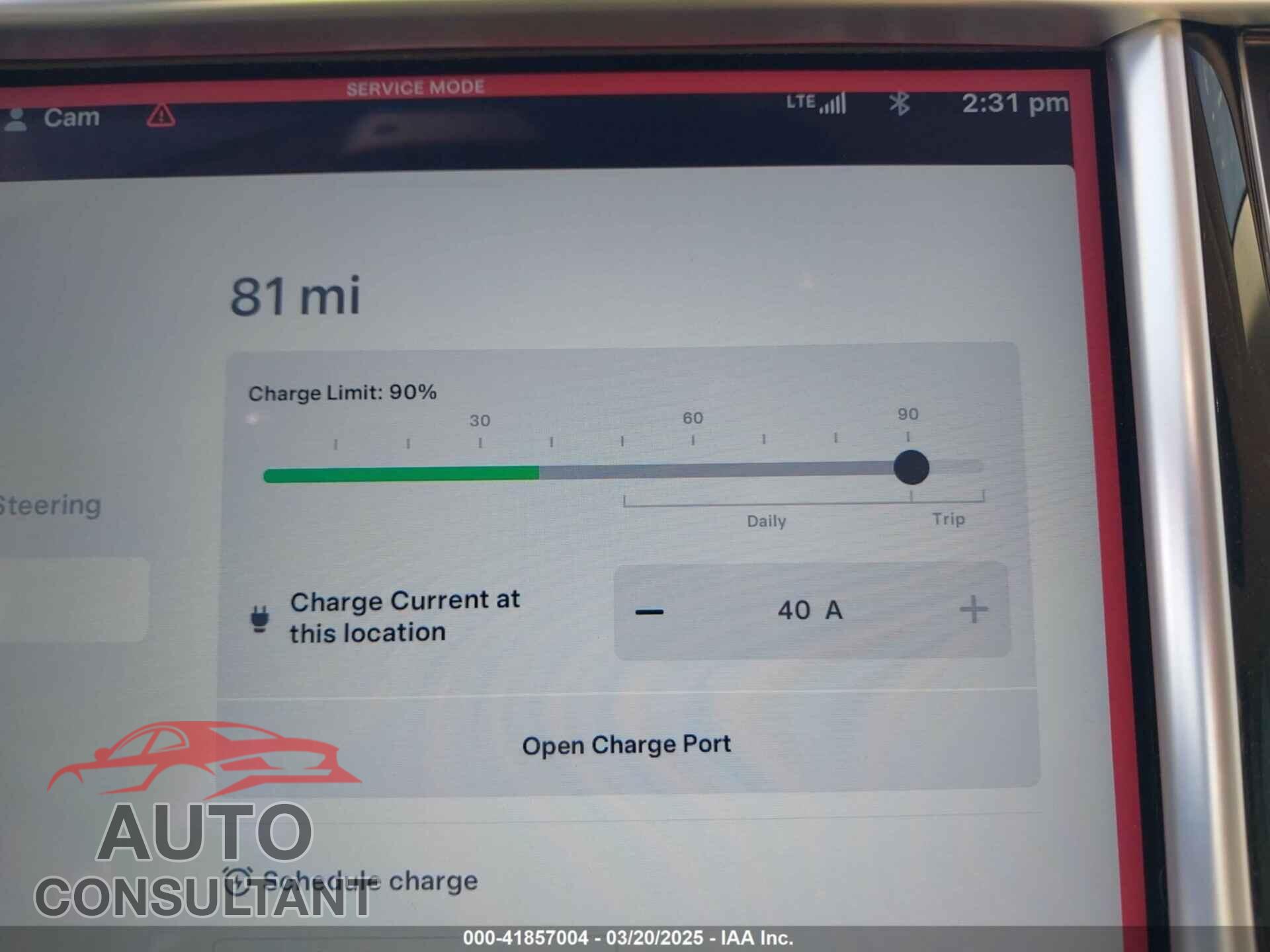 TESLA MODEL S 2015 - 5YJSA1E22FF114484