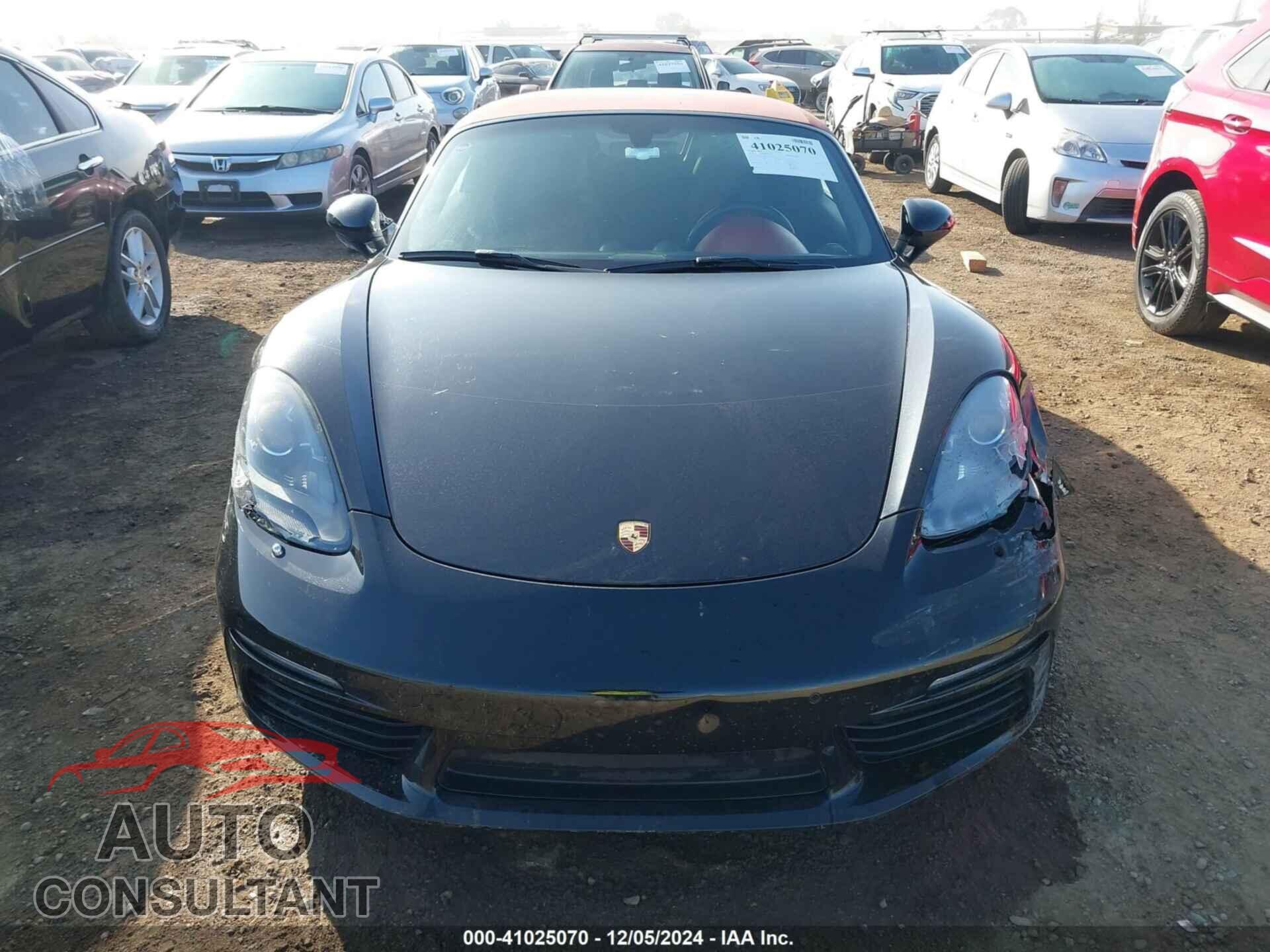PORSCHE 718 BOXSTER 2017 - WP0CA2A83HS220176