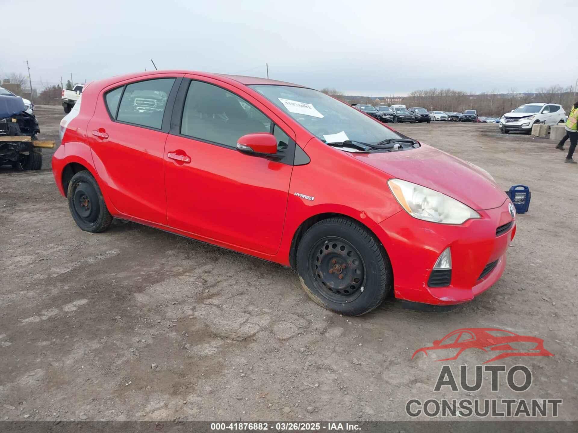 TOYOTA PRIUS C 2012 - JTDKDTB32C1011022